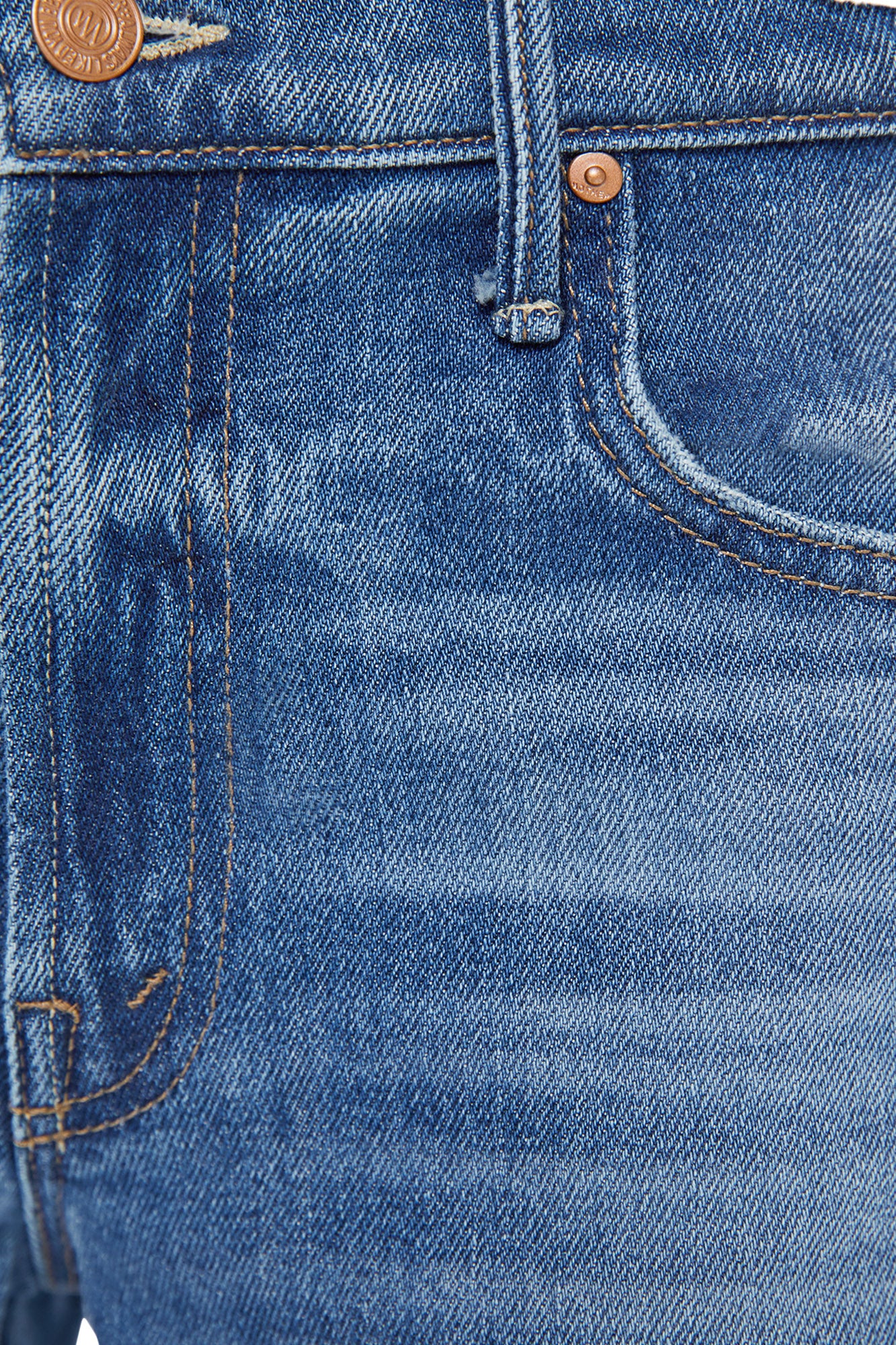 MOTHER Denim Mid Rise Maven Ankle in All Your Eggs in One Basket