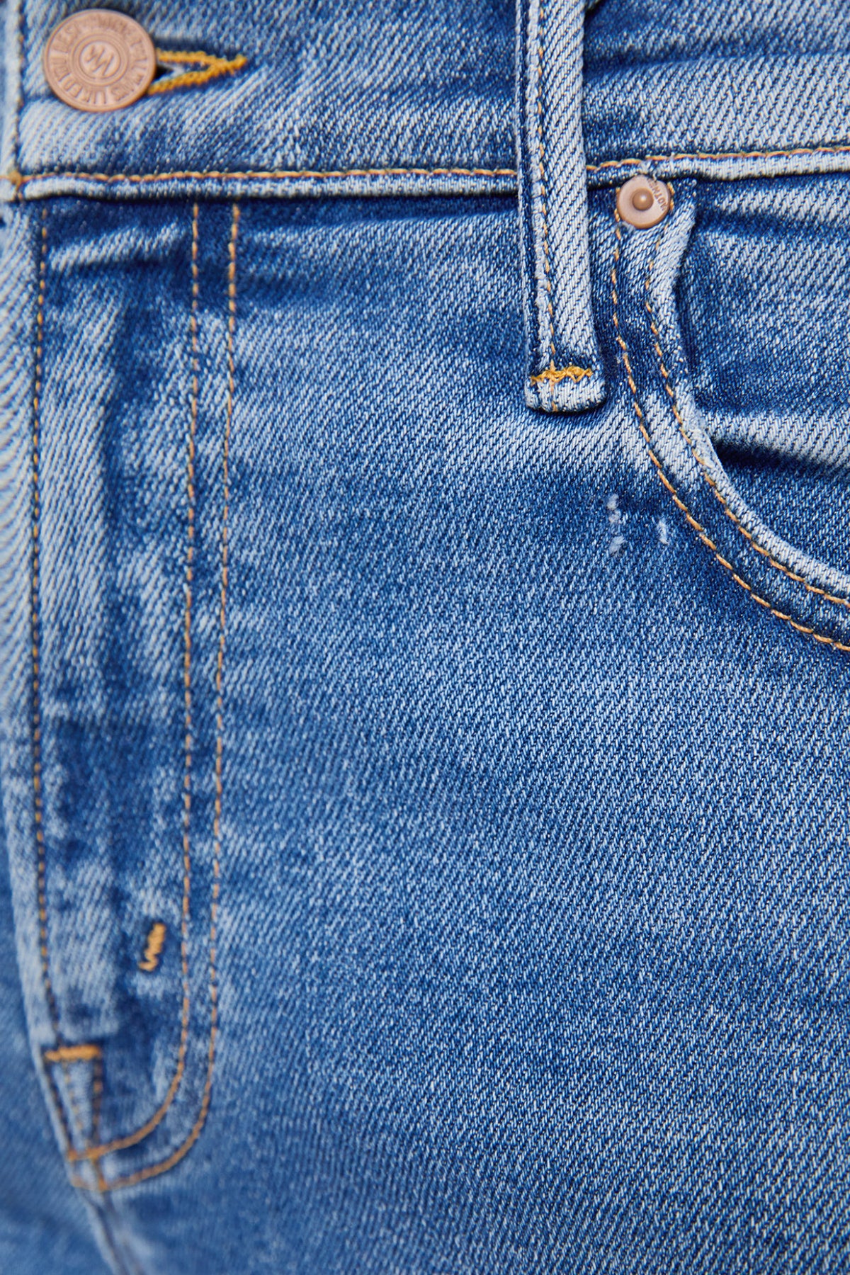 MOTHER Denim The Mid Rise Maven Skimp Fray in Diggin' It