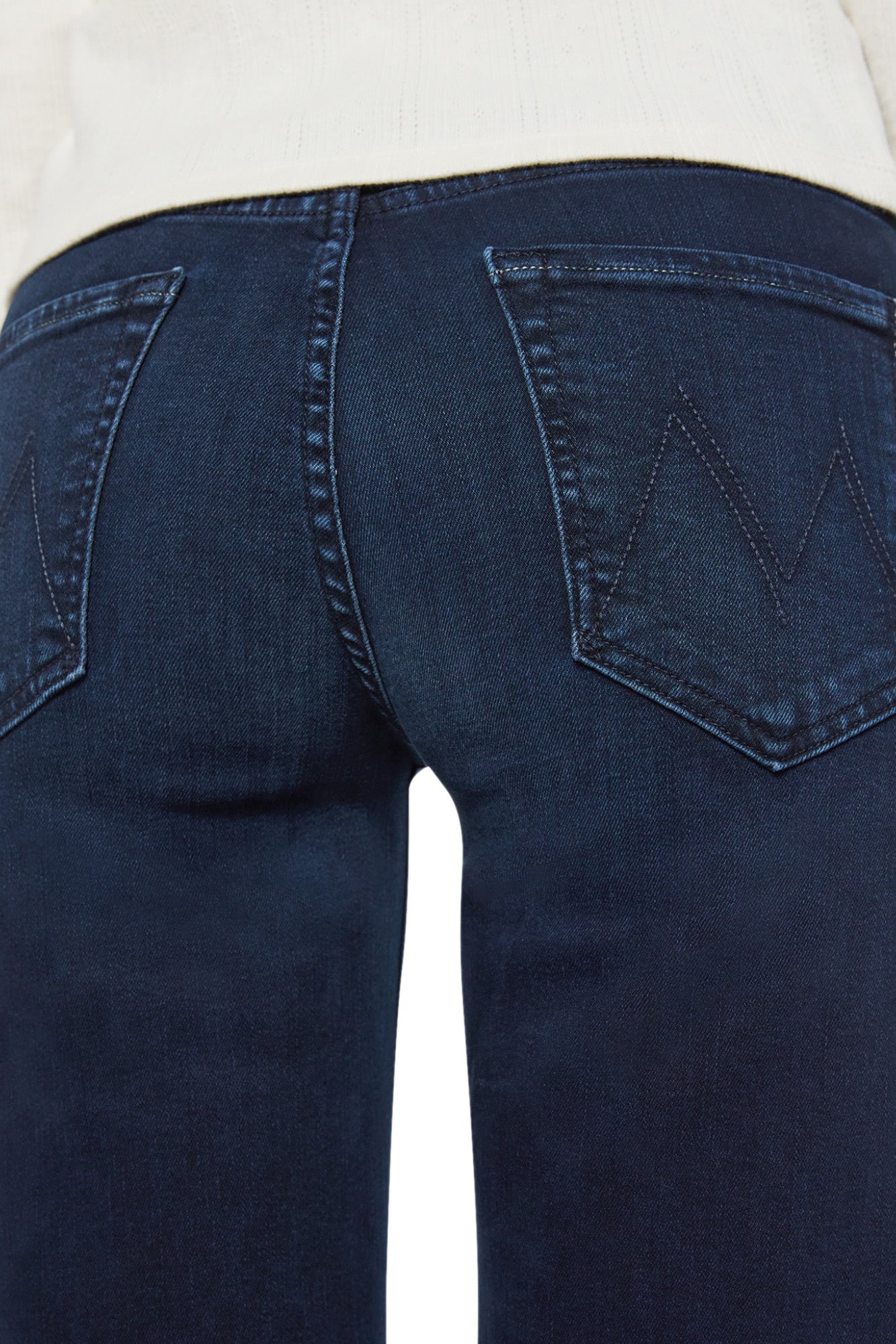 MOTHER Denim The Mid Rise Rambler Zip Ankle in Chip on My Shoulder