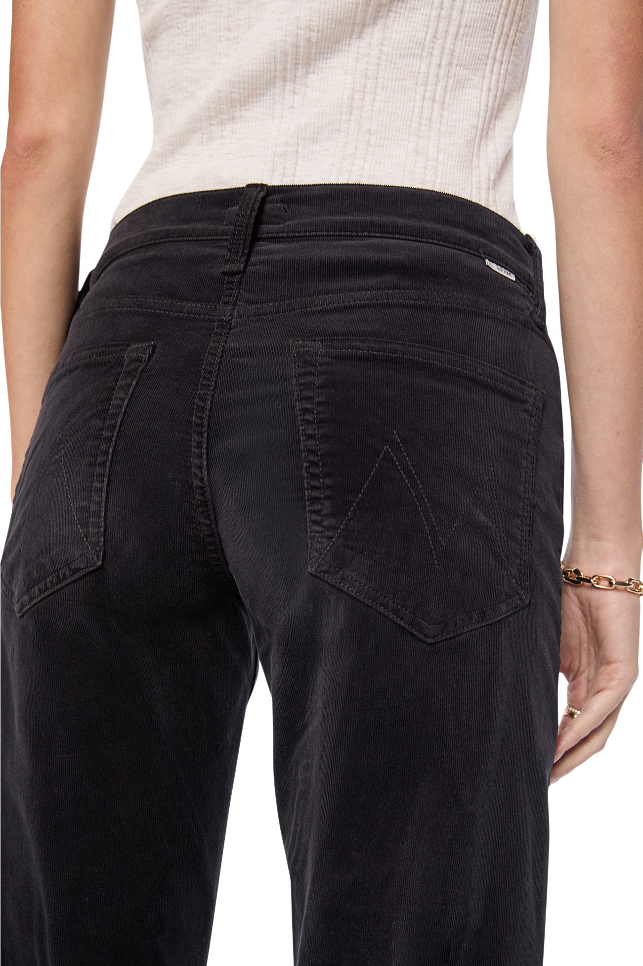 MOTHER Denim The Newbie Ankle in Beluga