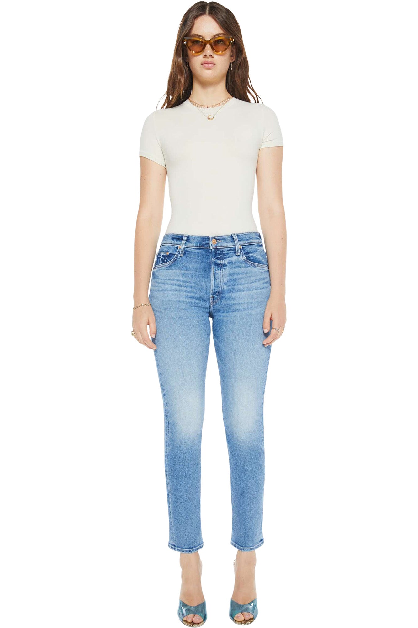 MOTHER Denim Tomcat Flood in Tasty Waves