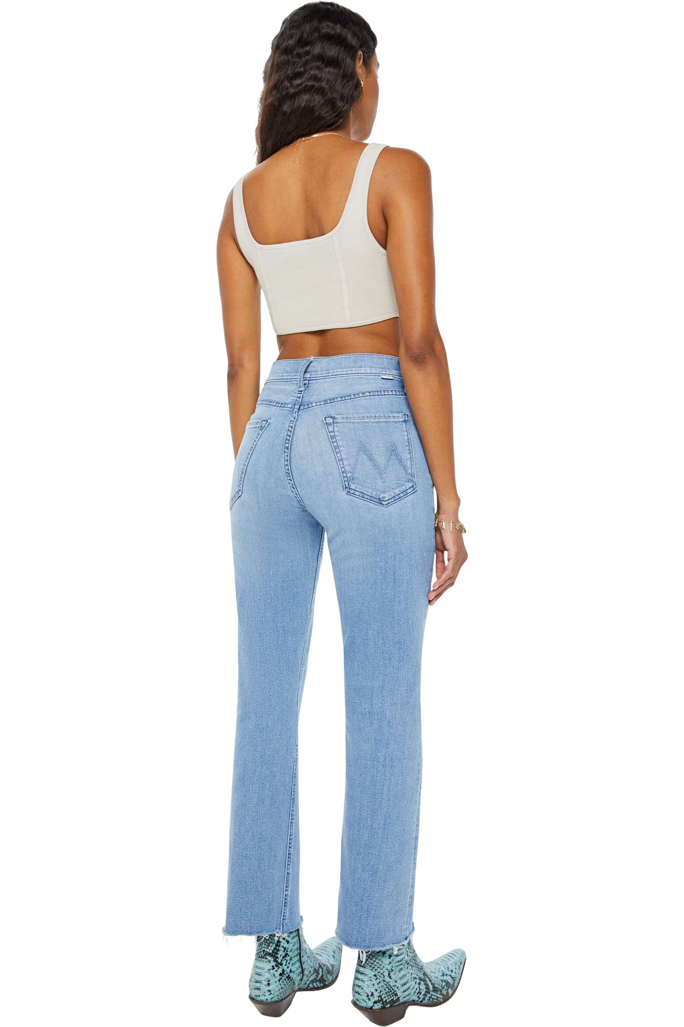 MOTHER Denim Tripper Ankle Fray
in All Over the Map
