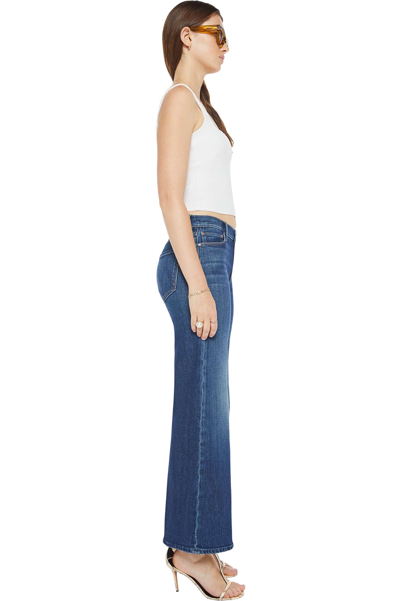 MOTHER Denim Twister Flood in Clothing Optional