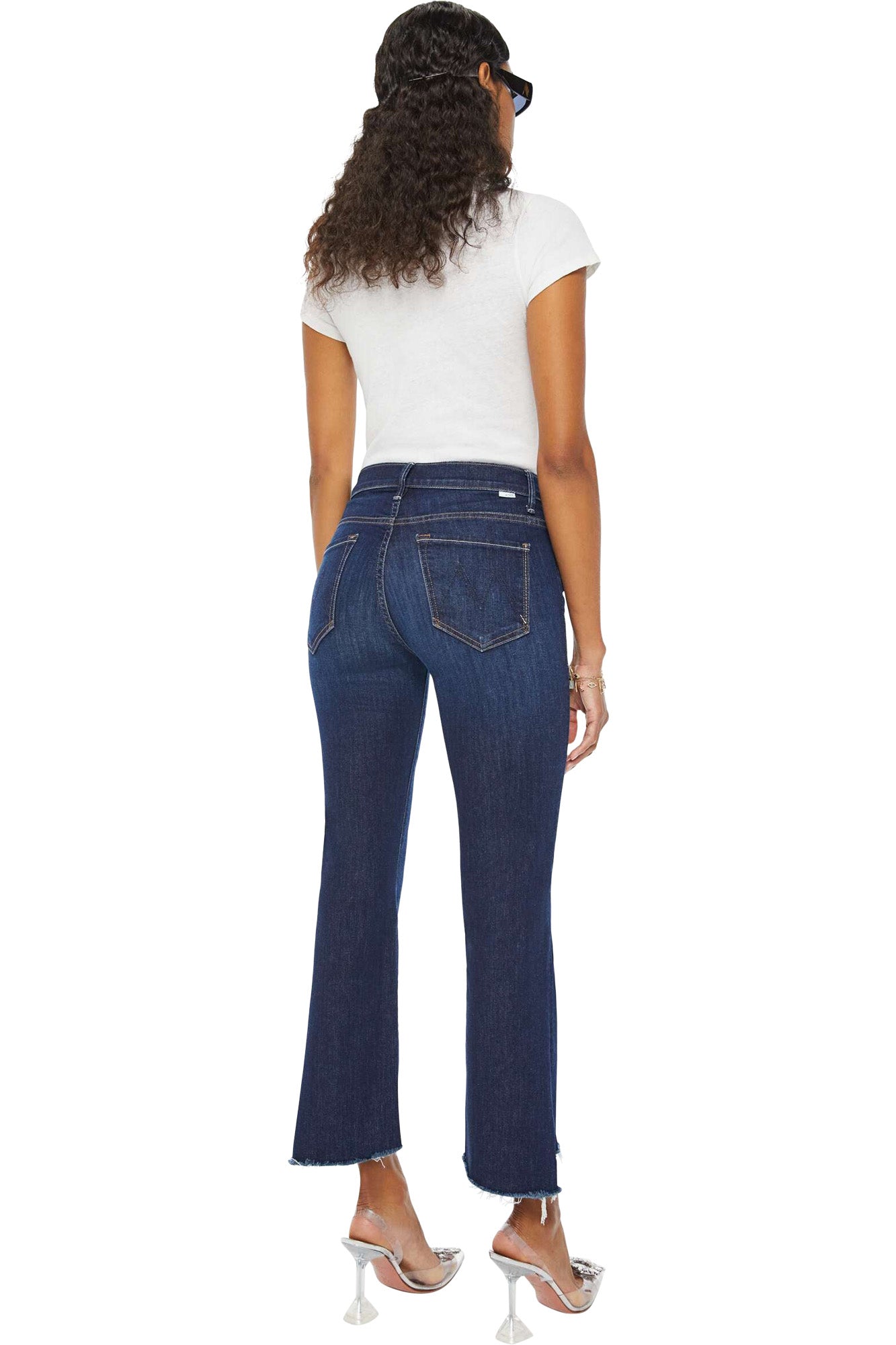 MOTHER Denim The Insider Crop Step Fray
in Off Limits