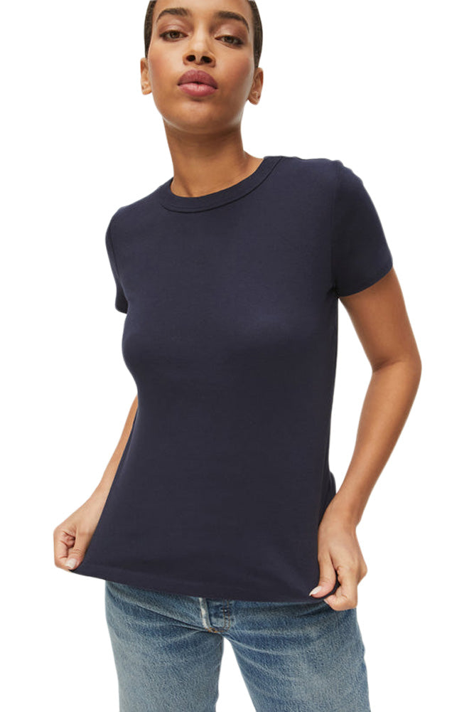 Michael Stars Lexy Cap Sleeve Crew