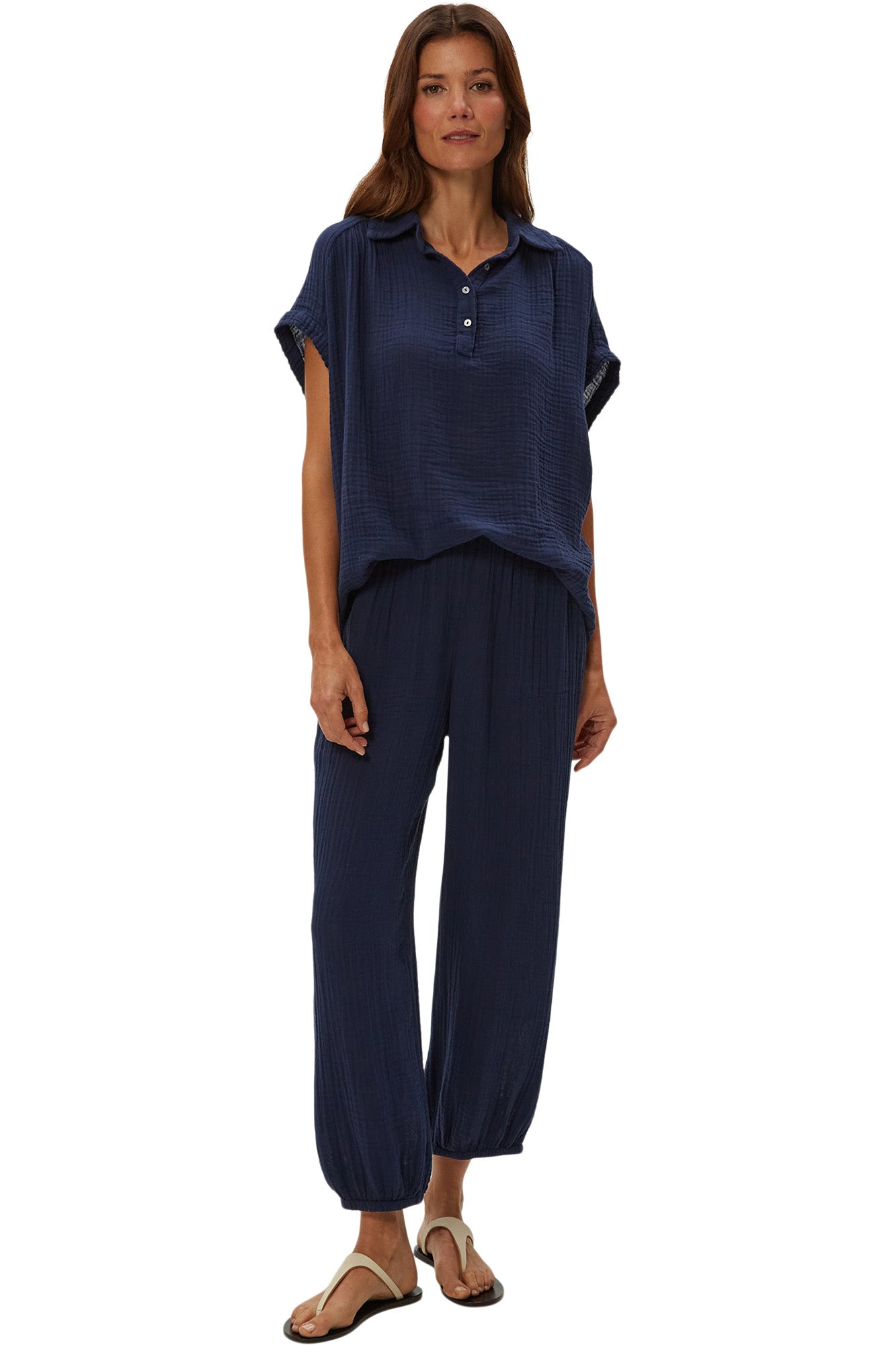 Michael Stars Avalon Popover Top in Nocturnal