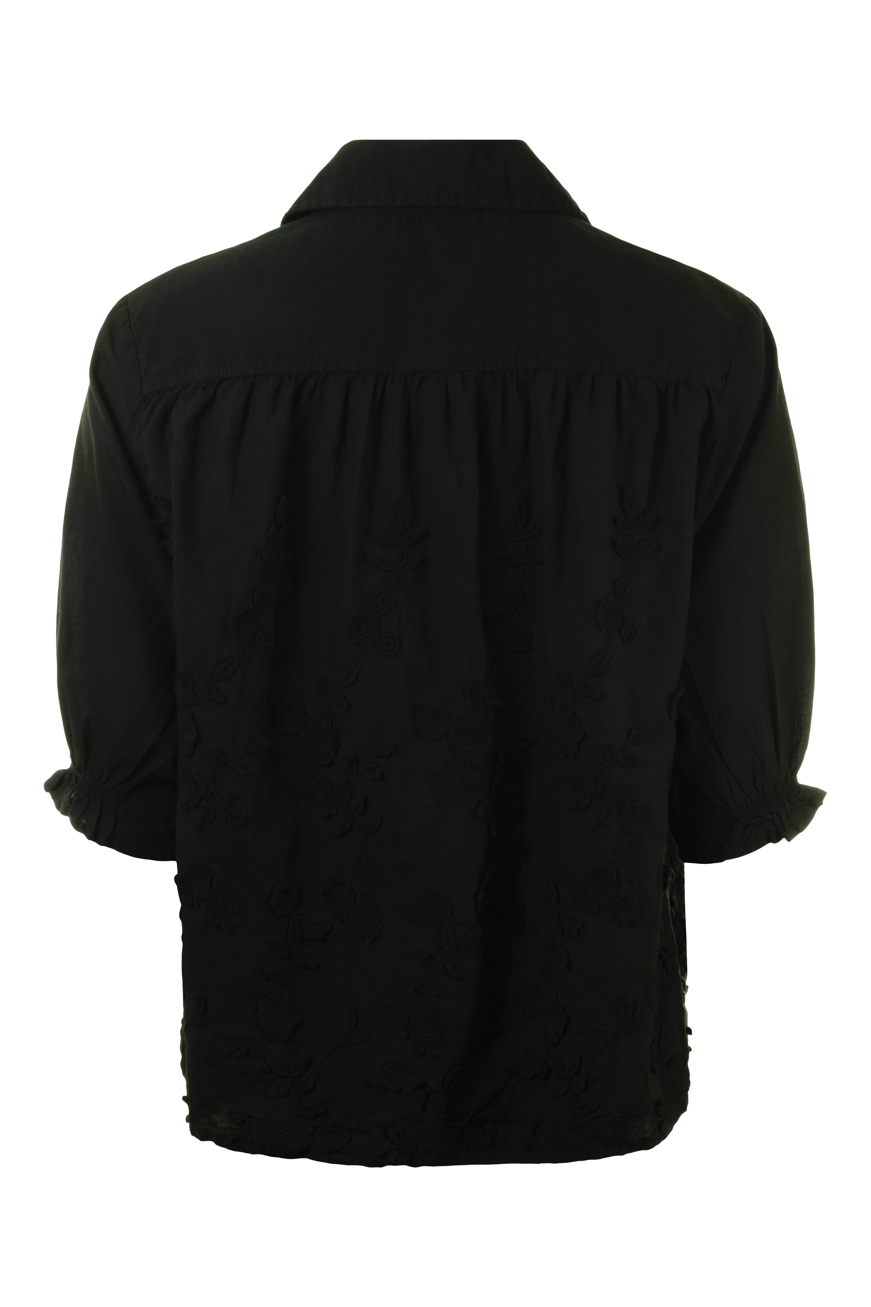 Michael Stars Bobbie Button Up Top in Black