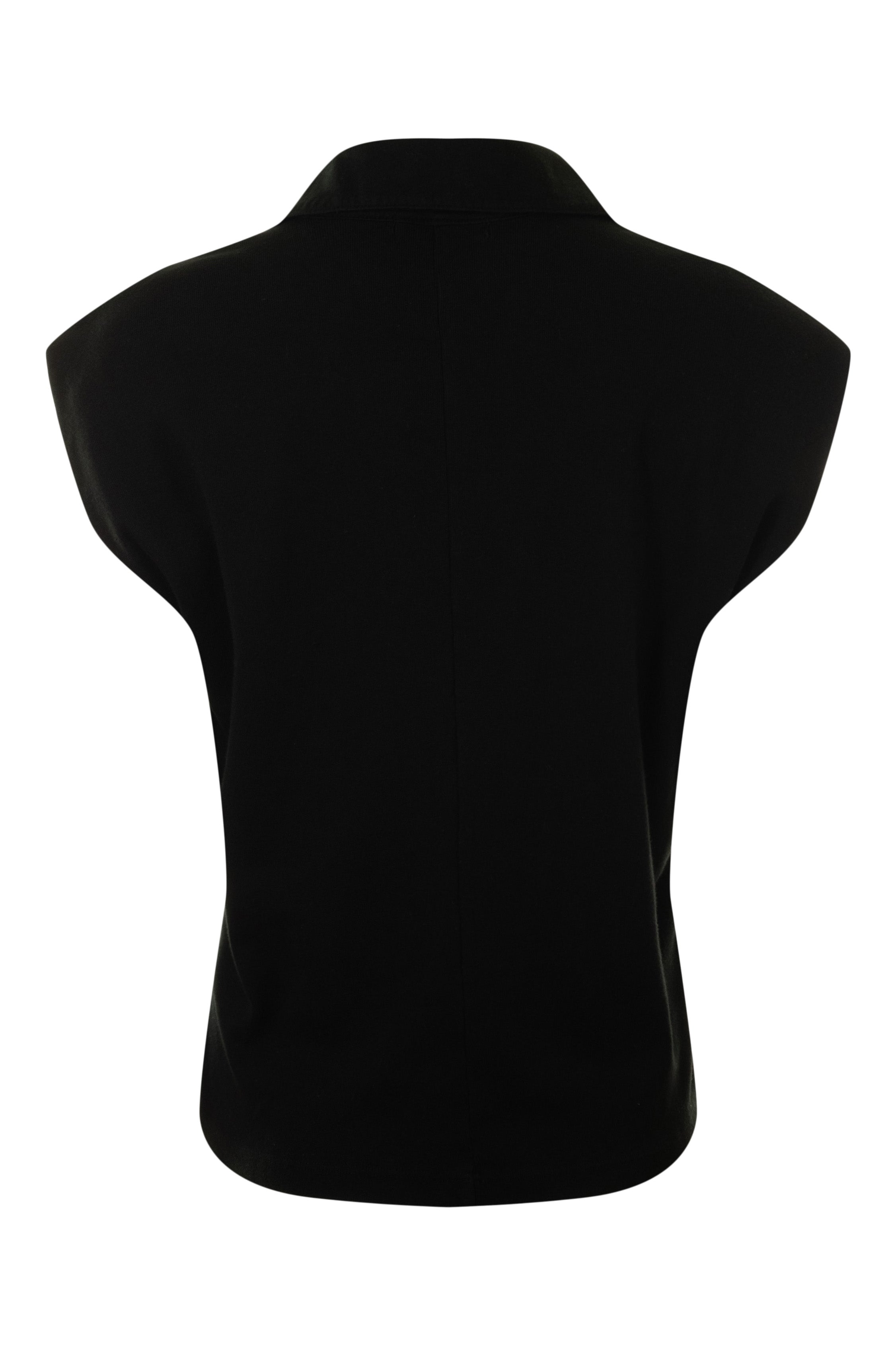 Michael Stars Faye Power Shoulder Polo