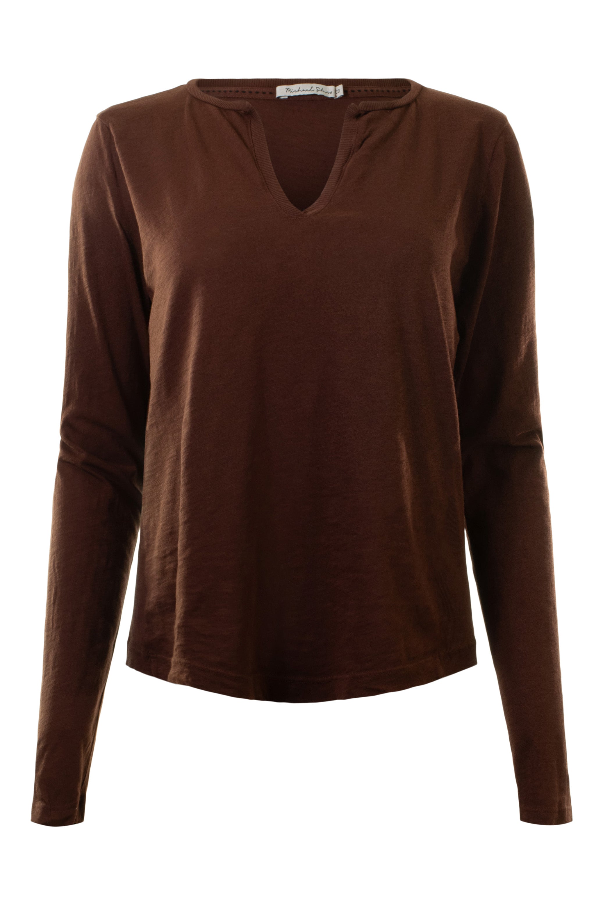 Michael Stars Hailie Rib Mixed Tee