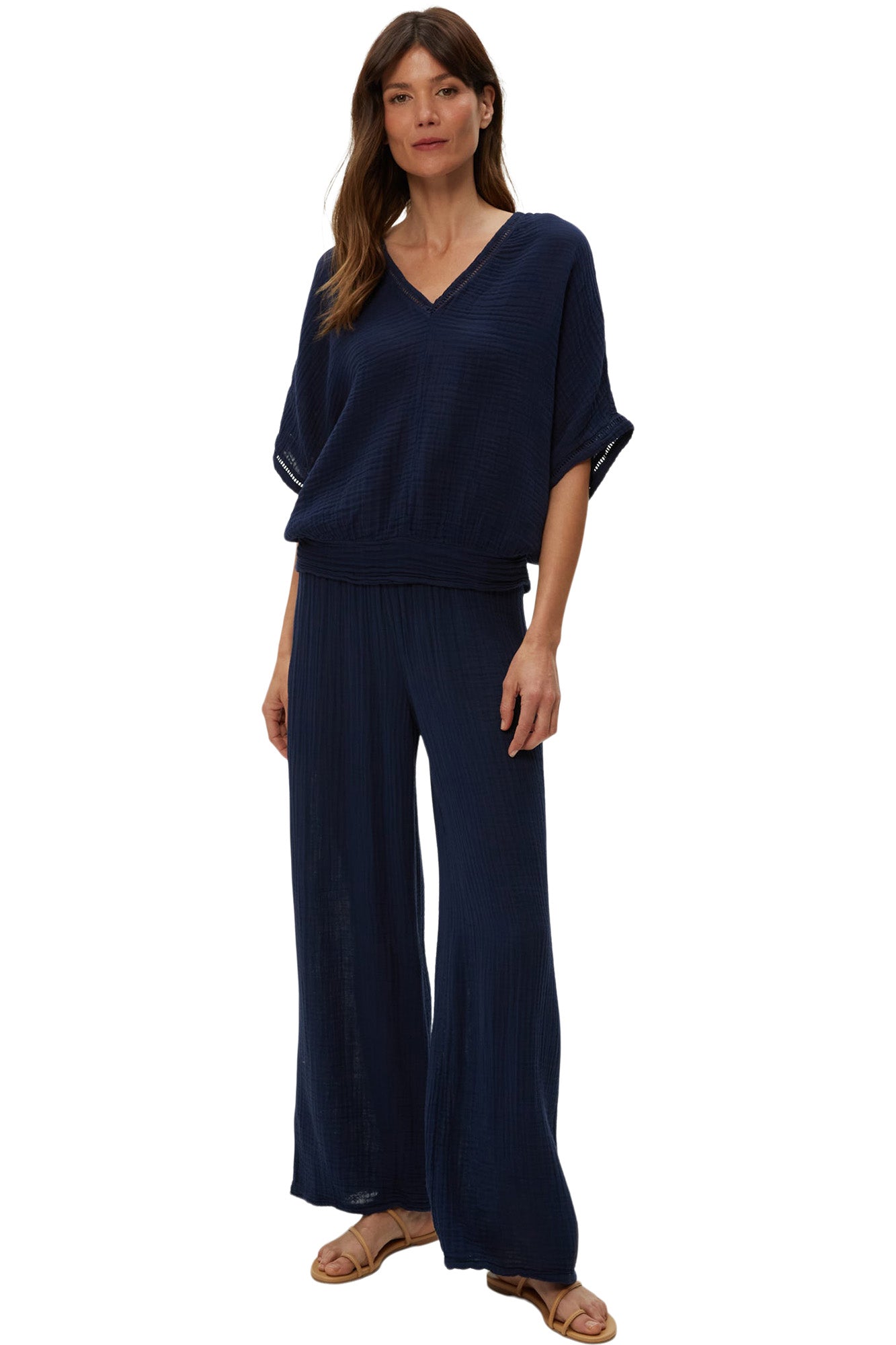 Michael Stars Imani Cropped Dolman Sleeve Top