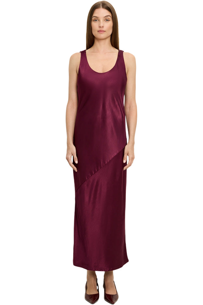 Michael Stars Ivana Scoop Neck Dress in Zinfandel