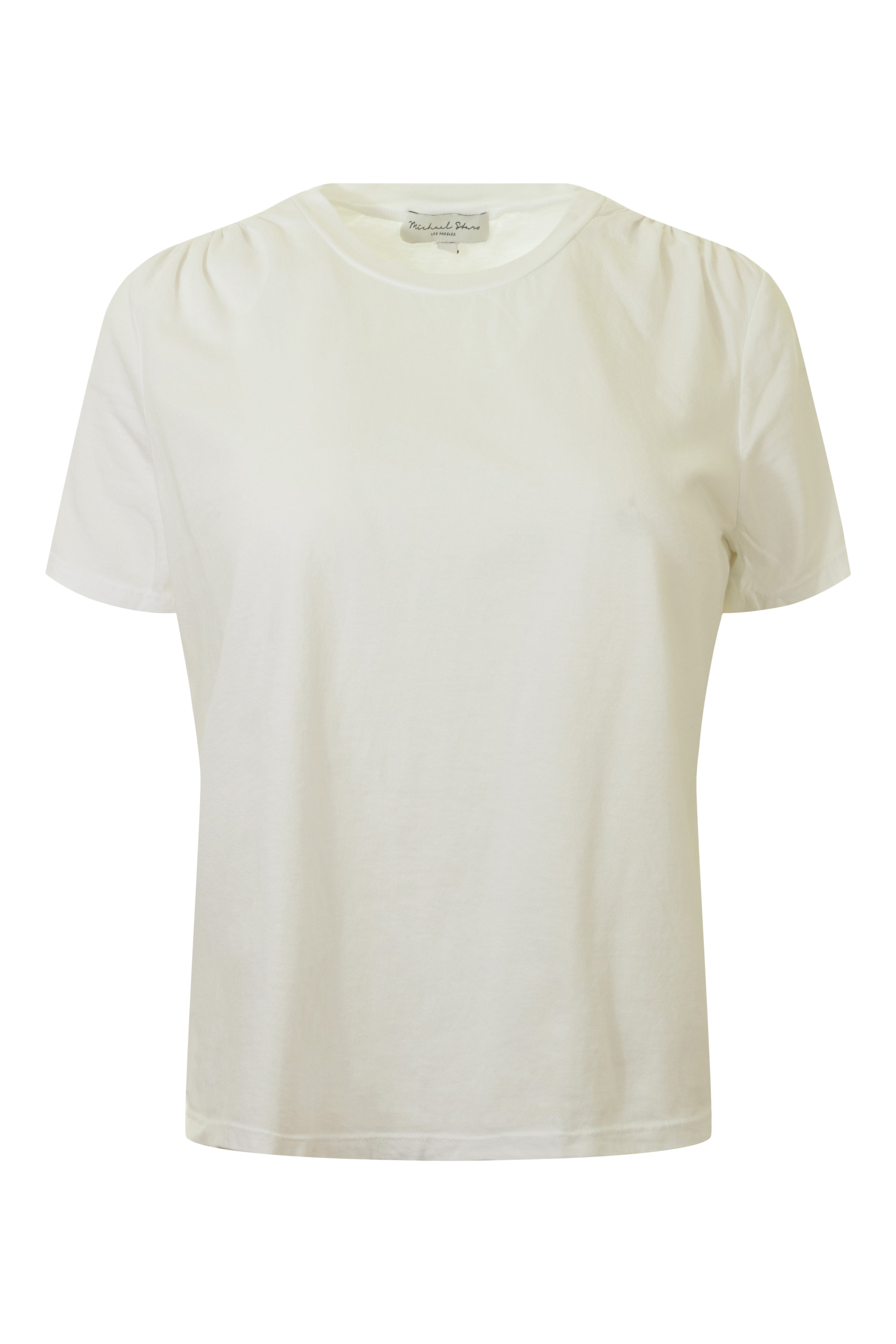 Michael Stars Jacee Shirred Shoulder Tee
