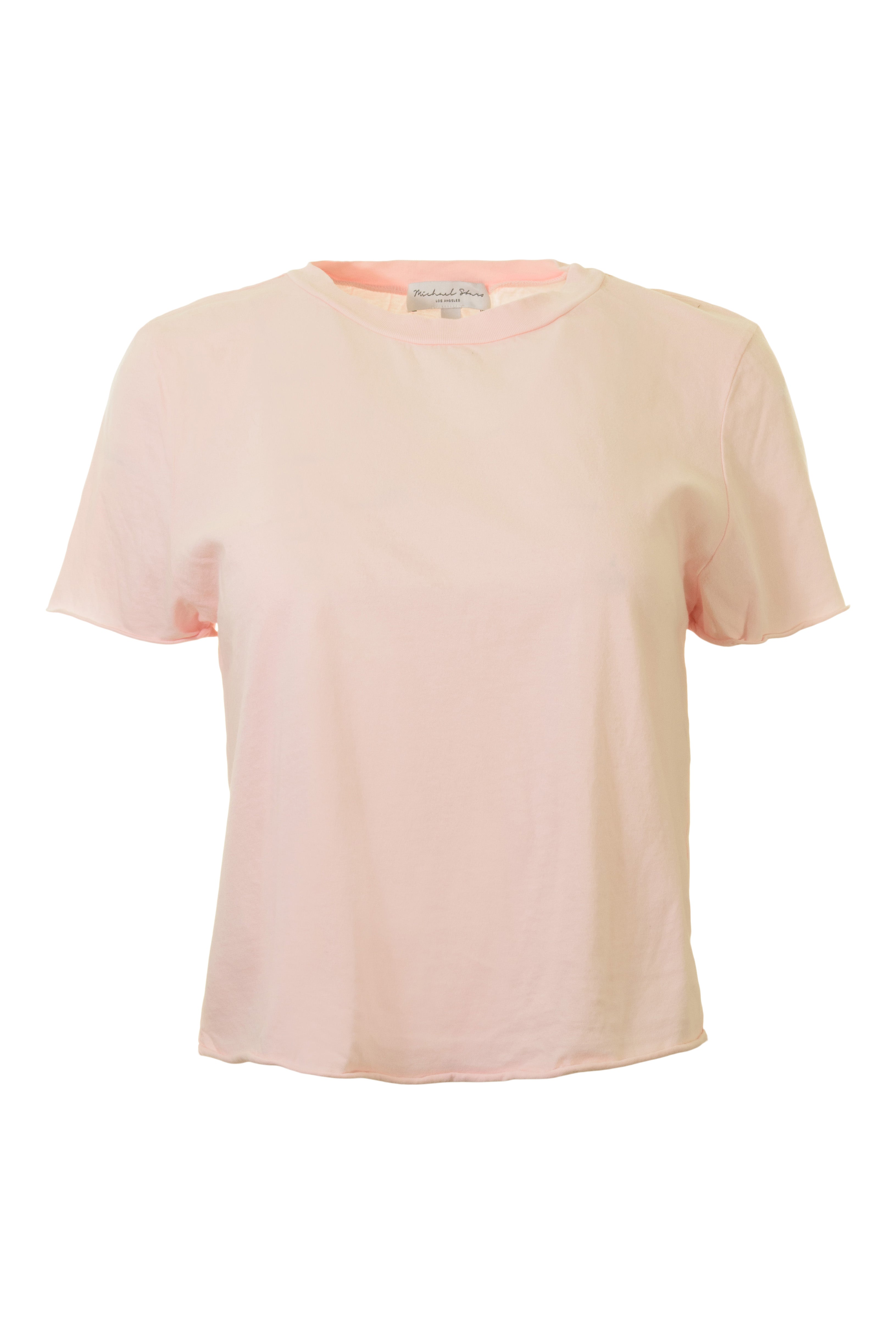 Michael Stars Jackie Raw Edge Crewneck Tee
