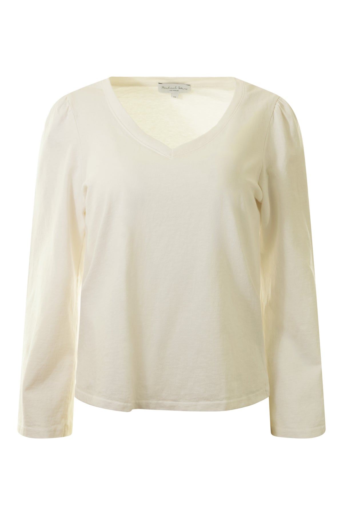 Michael Stars Jaclyn V-neck Puff Sleeve Top