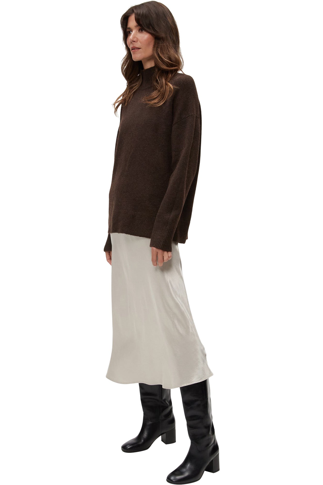 Michael Stars Leila Bias Midi Skirt