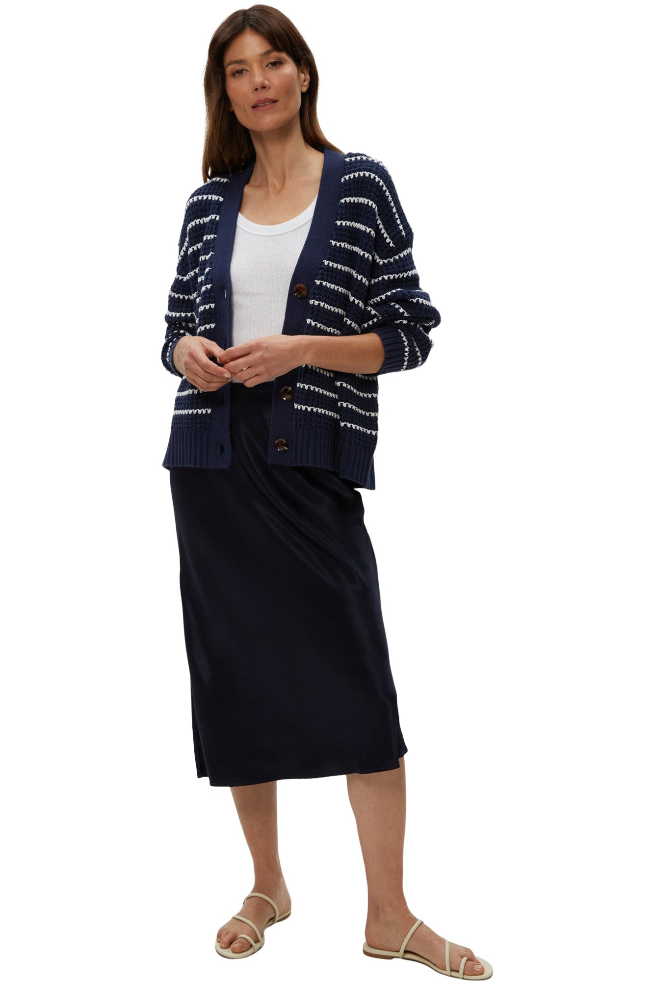 Michael Stars Leila Bias Midi Skirt