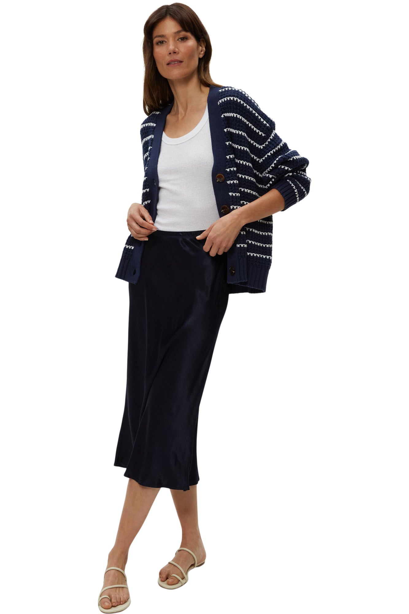 Michael Stars Leila Bias Midi Skirt