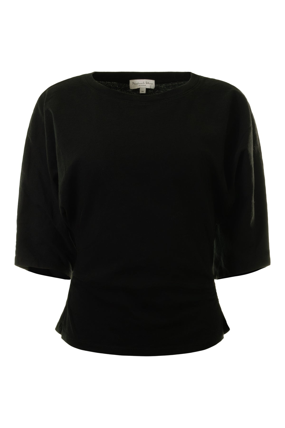 Michael Stars Payton Dolman Sleeve Tee in Black