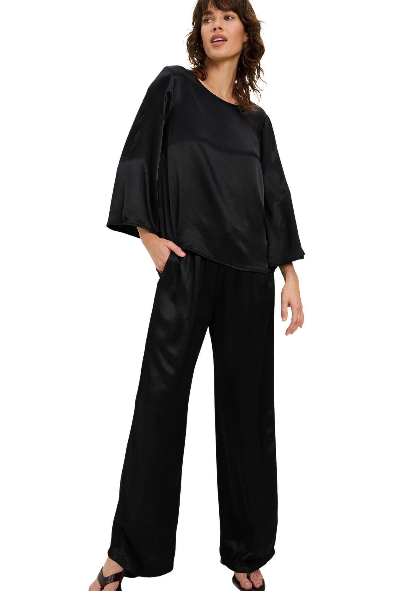 Michael Stars Rachelle Wide Boat Neck Top