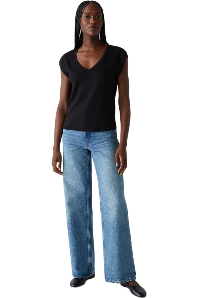 Michael Stars Tati Power Shoulder T-shirt