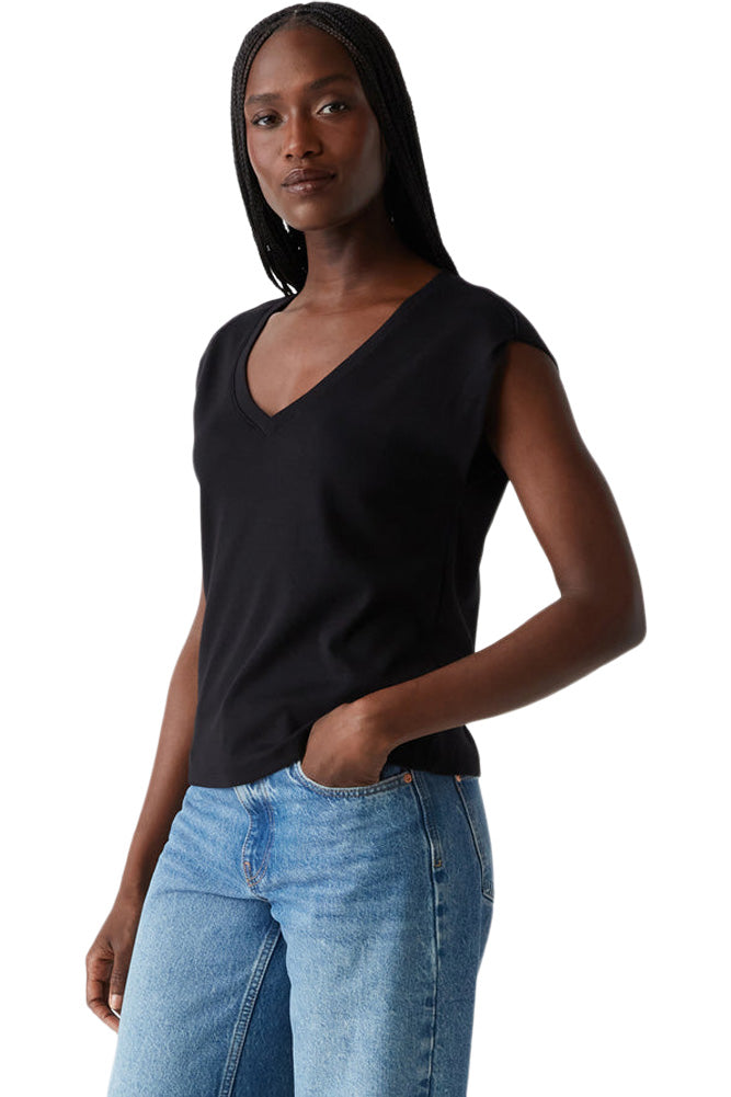 Michael Stars Tati Power Shoulder T-shirt