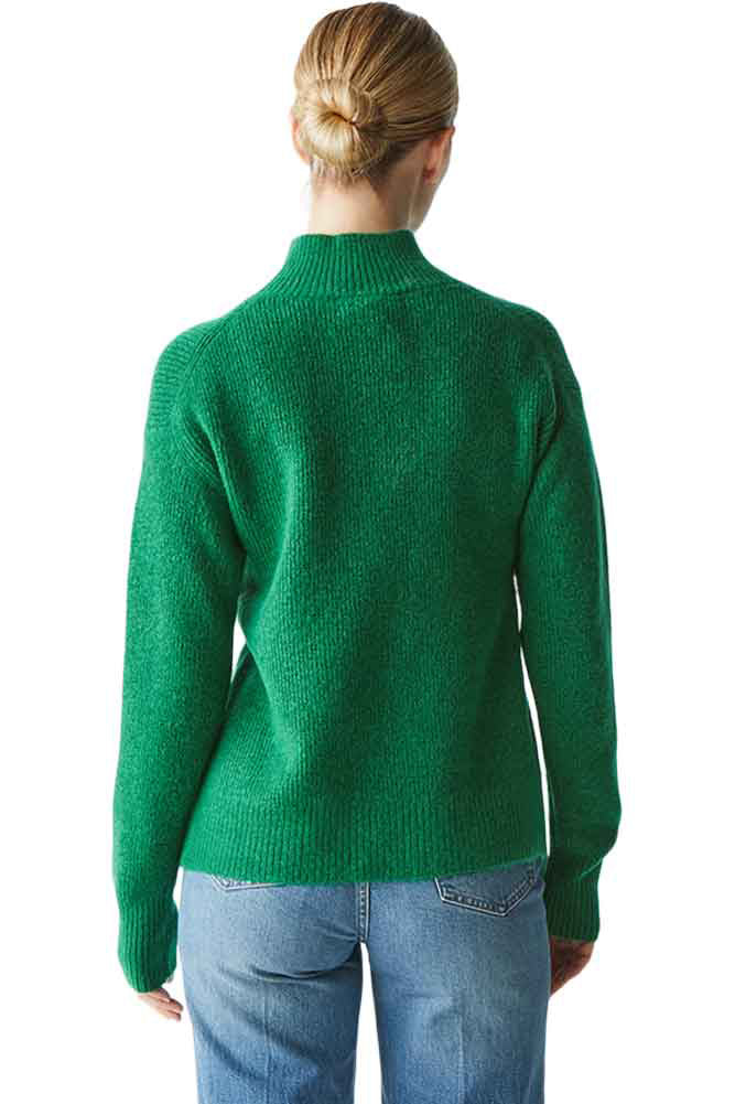 Michael Stars Zion Mock Neck Pullover in Beetle