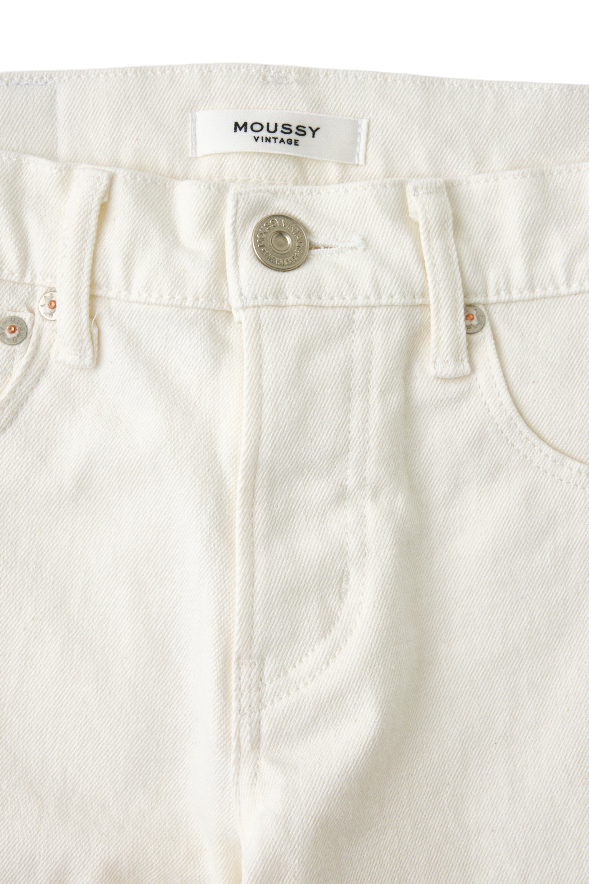 Moussy Denim Calvert Skinny in White