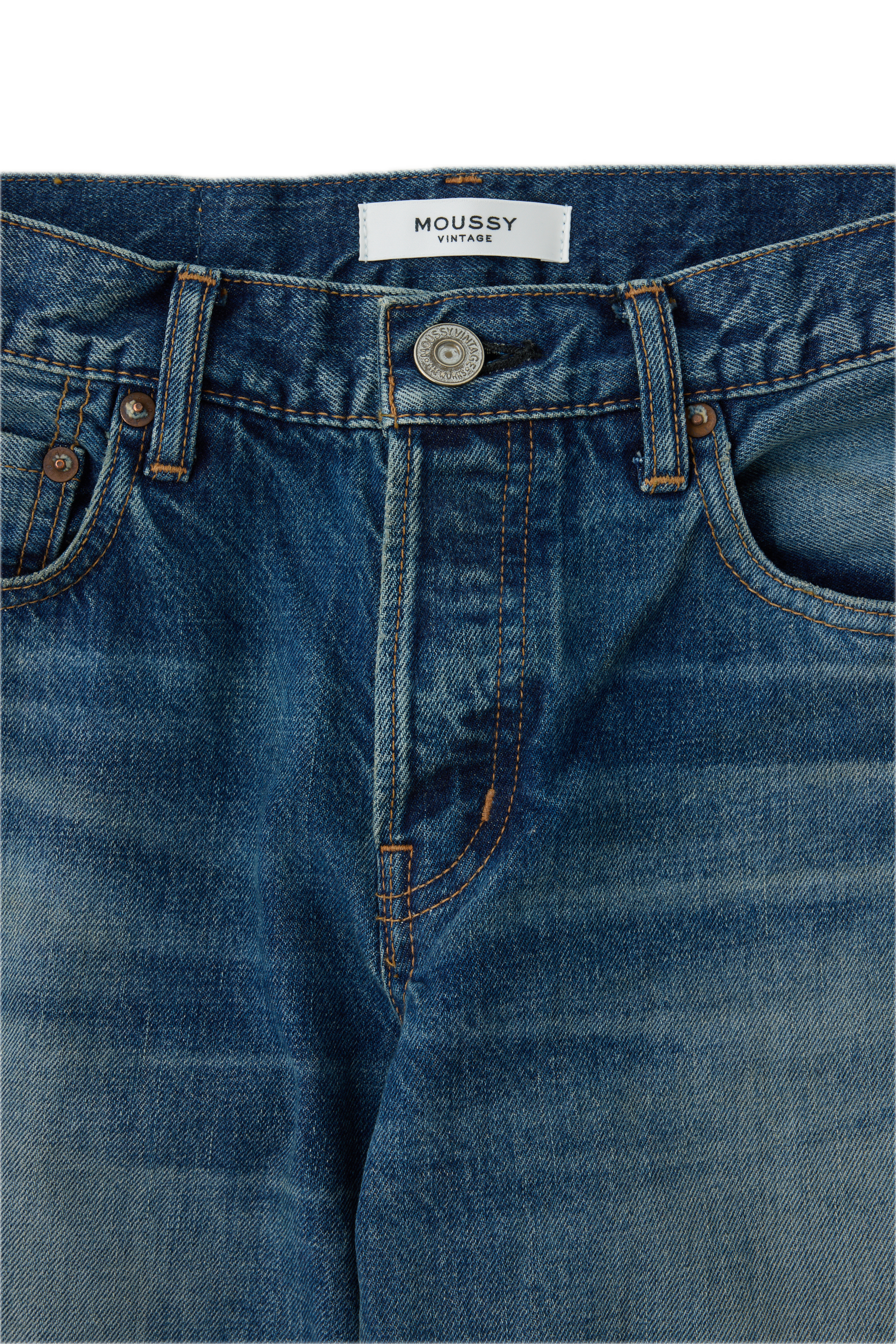 Moussy Denim Curved Boy - Minneapolis in Blue