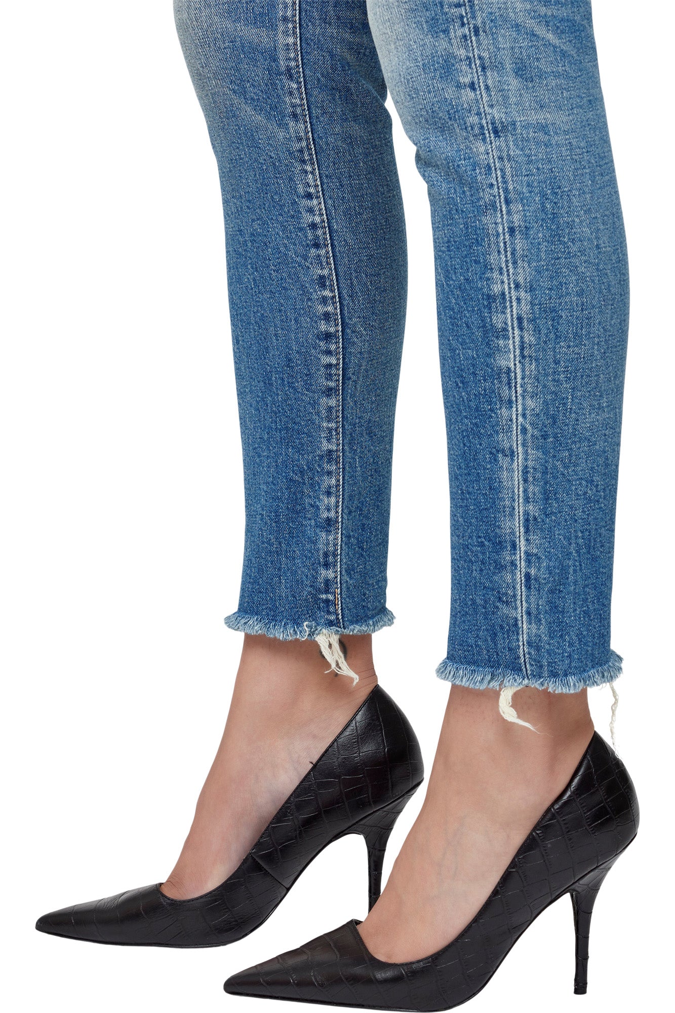 Moussy Denim Hawthhorne Skinny Jeans in Light Blue