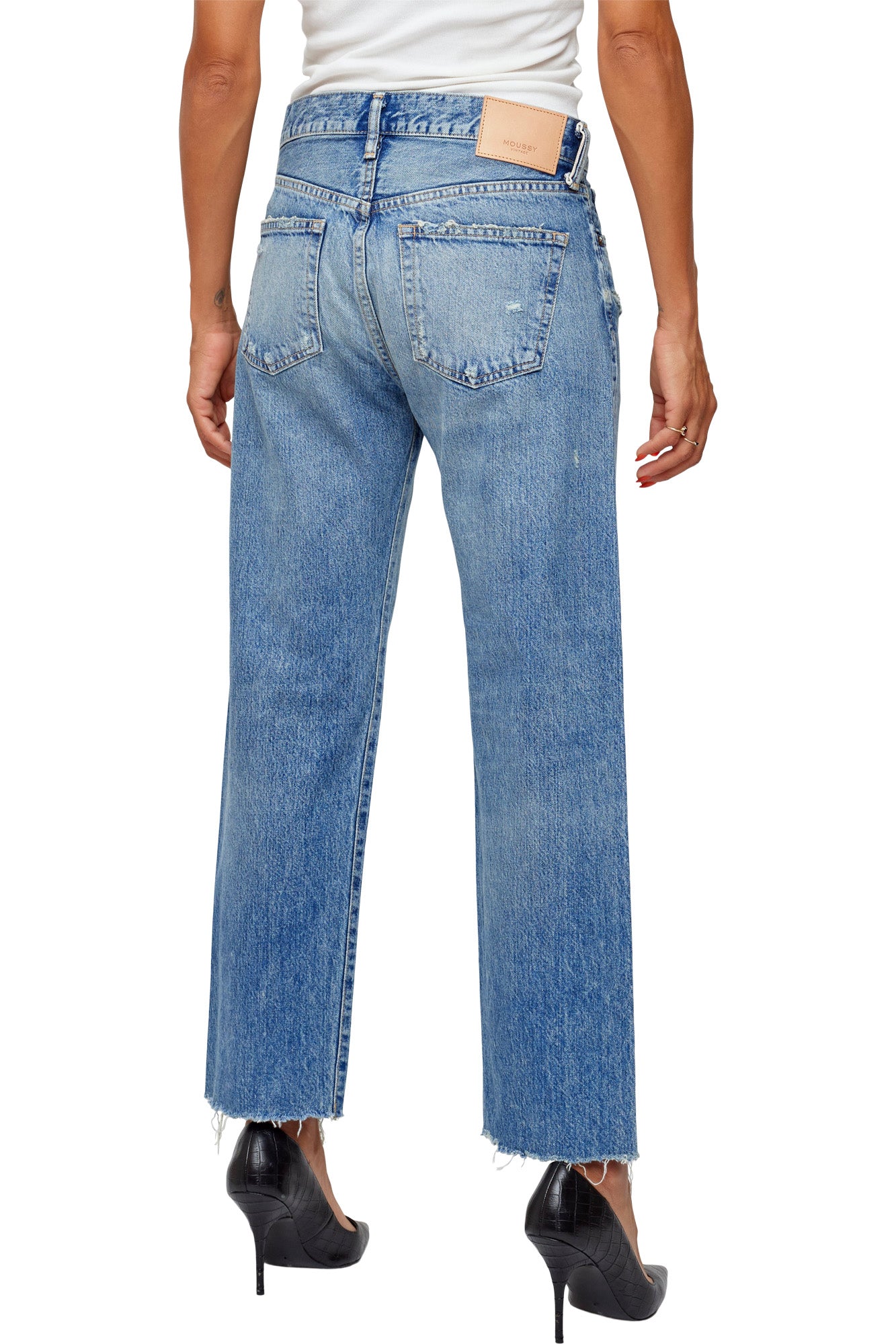 Moussy Denim Kossuth Boys Pants in Light Blue