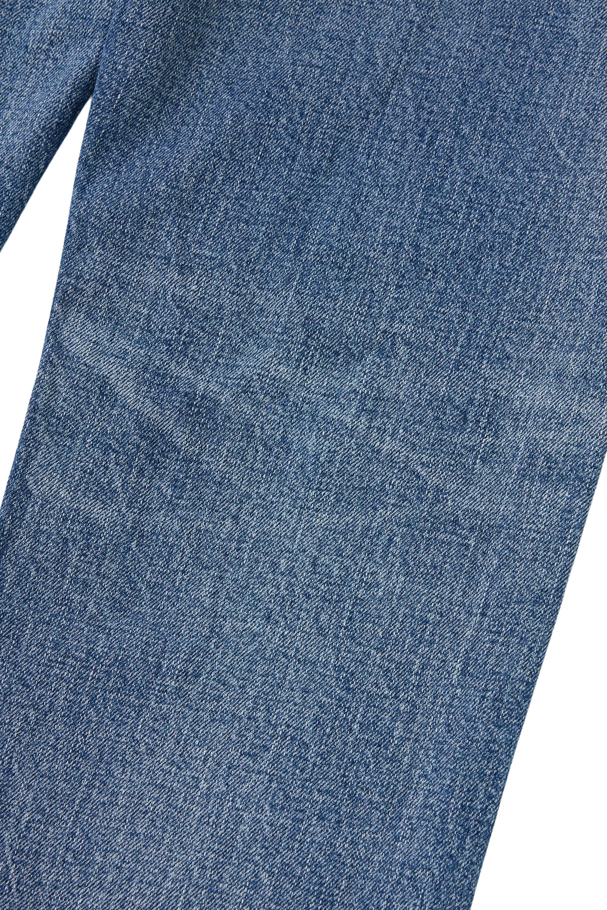 Moussy Denim Linden Slim Straight Jeans in Light Blue