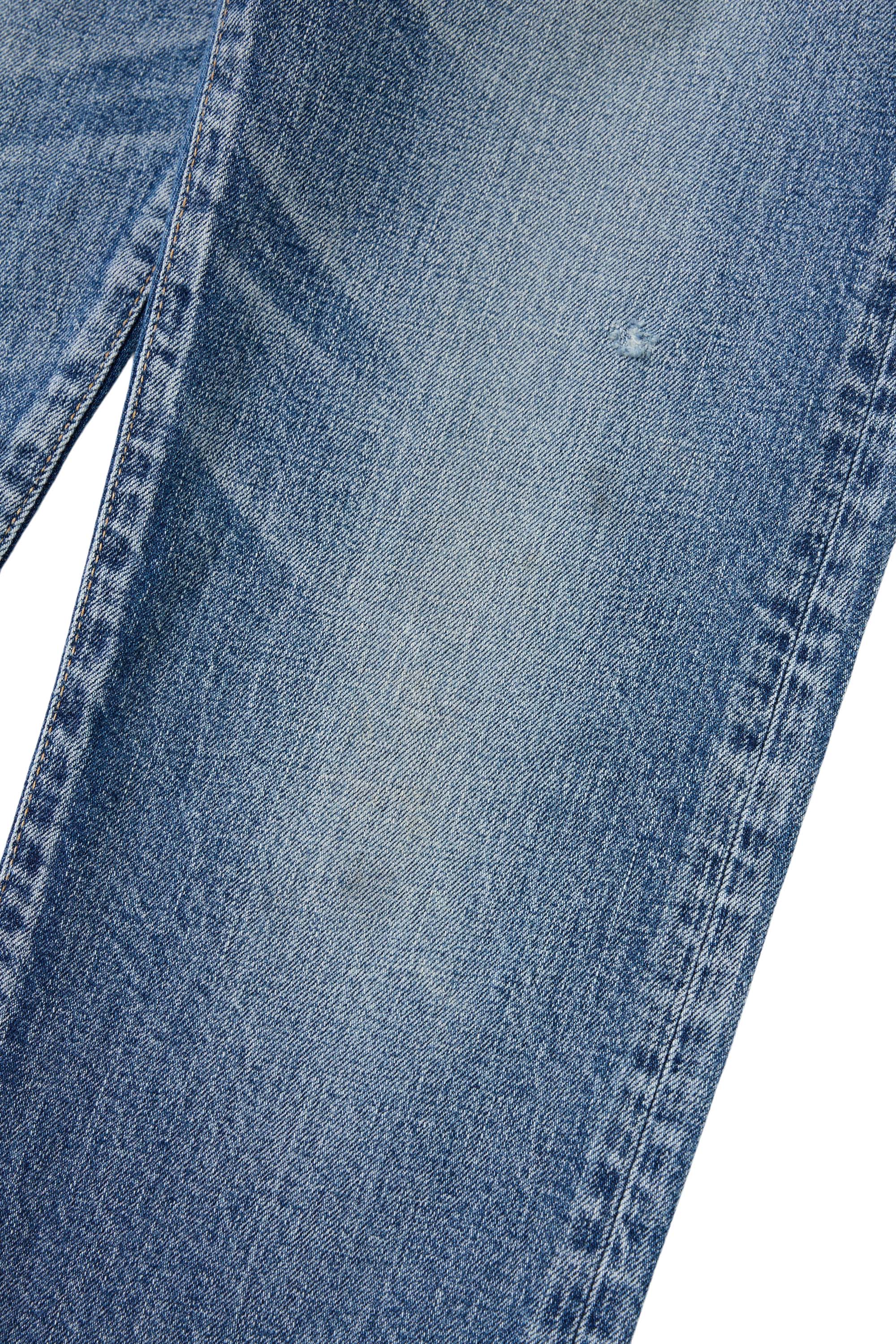 Moussy Denim Linden Slim Straight Jeans in Light Blue
