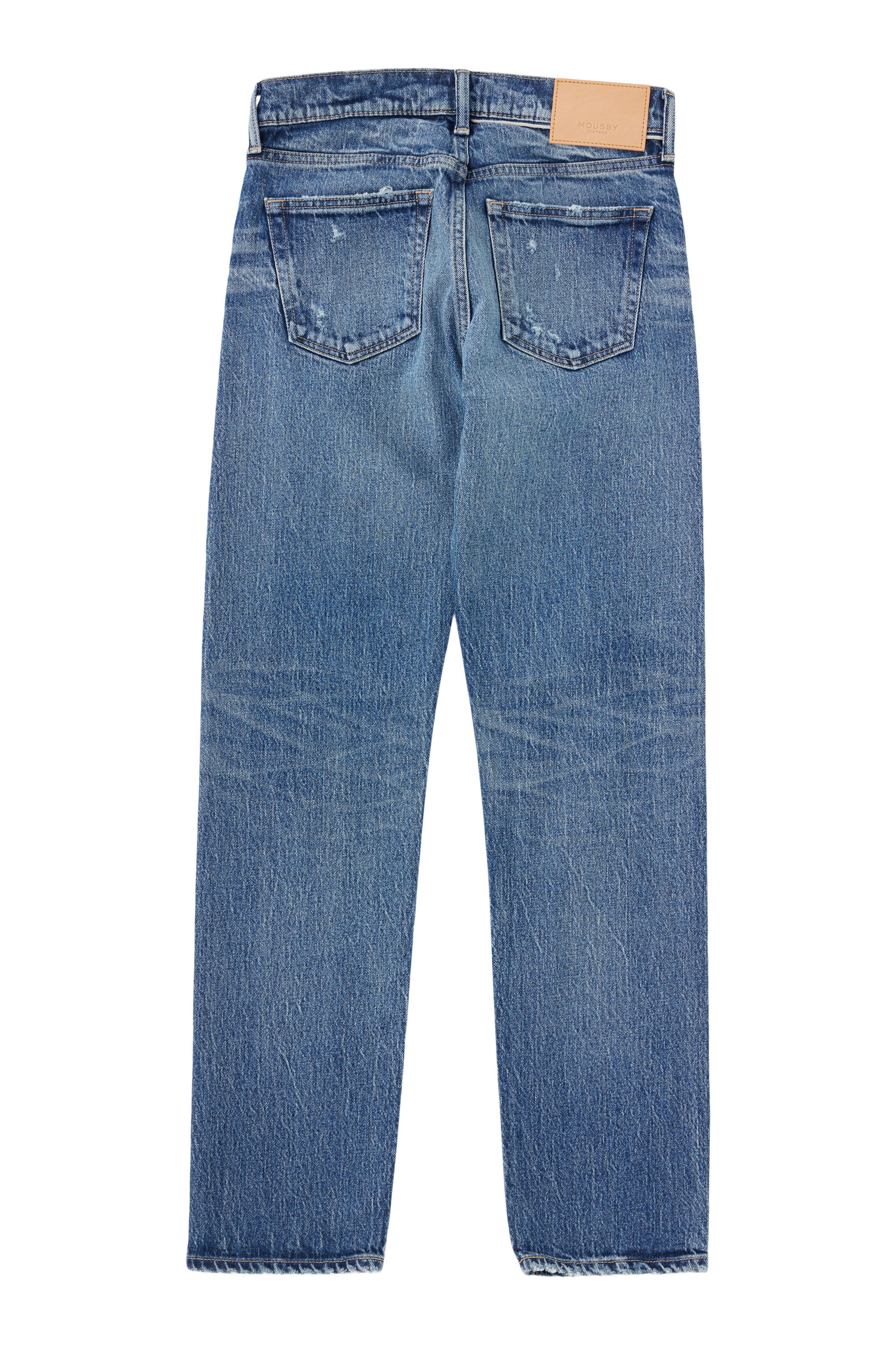 Moussy Denim Mallard Slim Straight in Blue