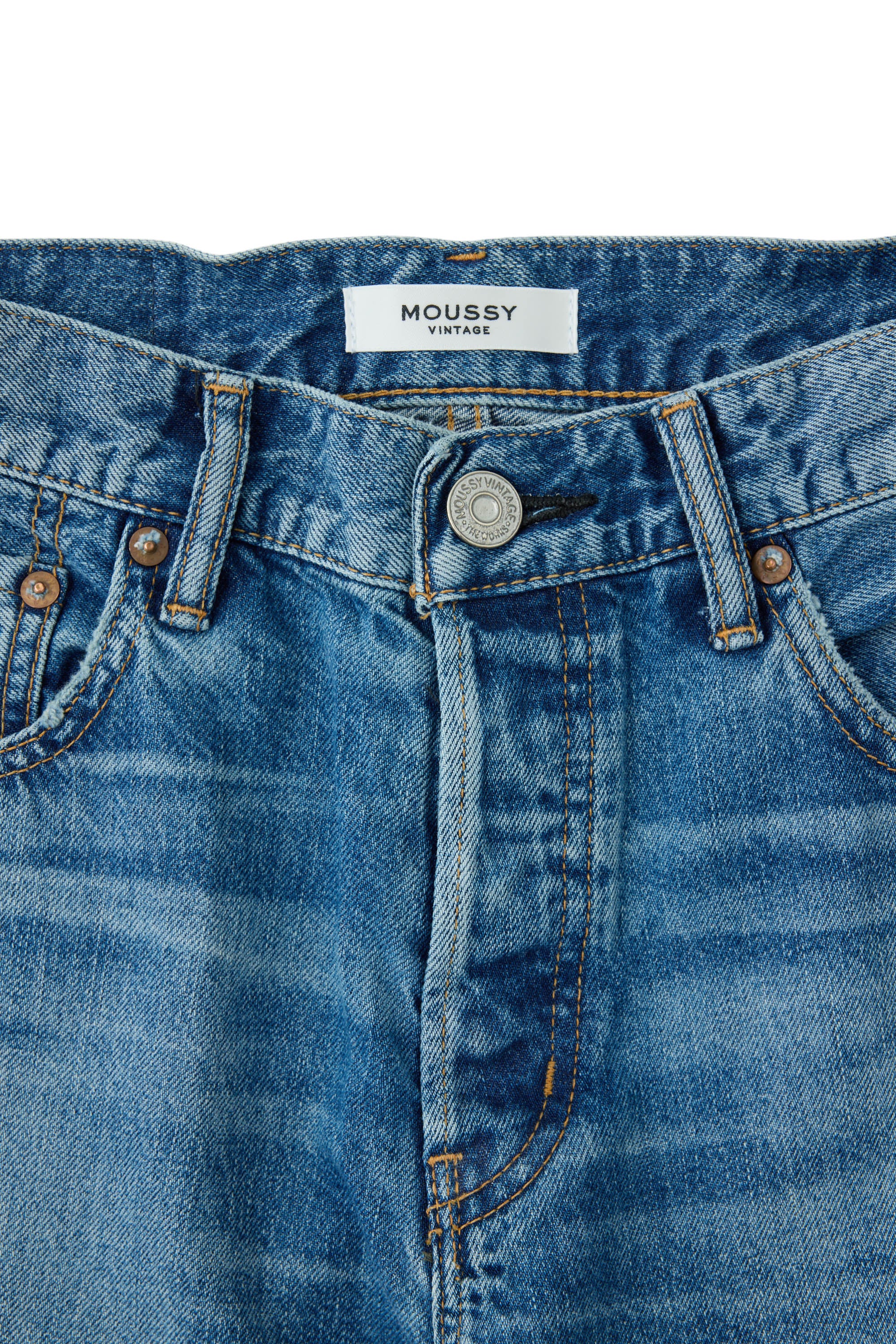 Moussy Denim Remake Flare - Asheville in Blue