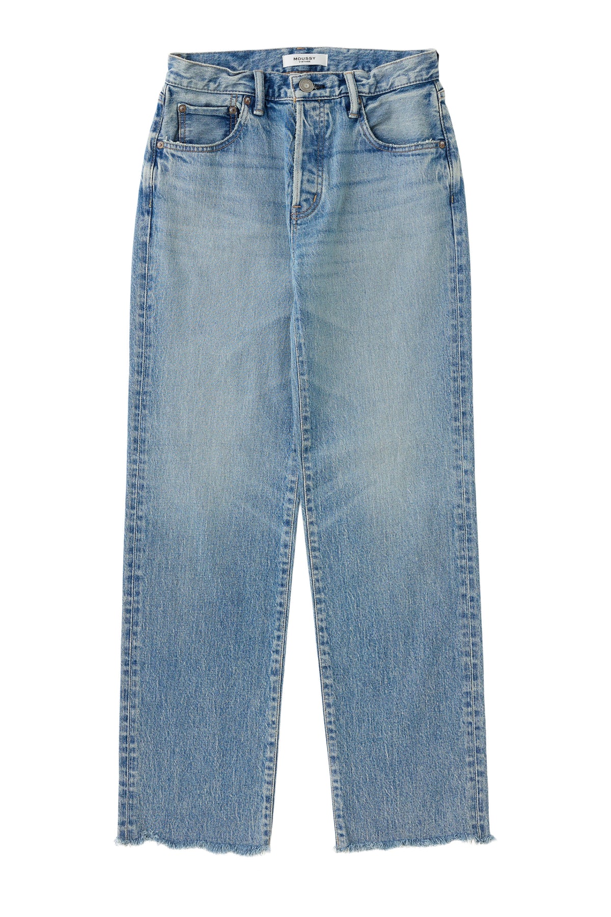 Moussy Denim Sebring Straight in Light Blue