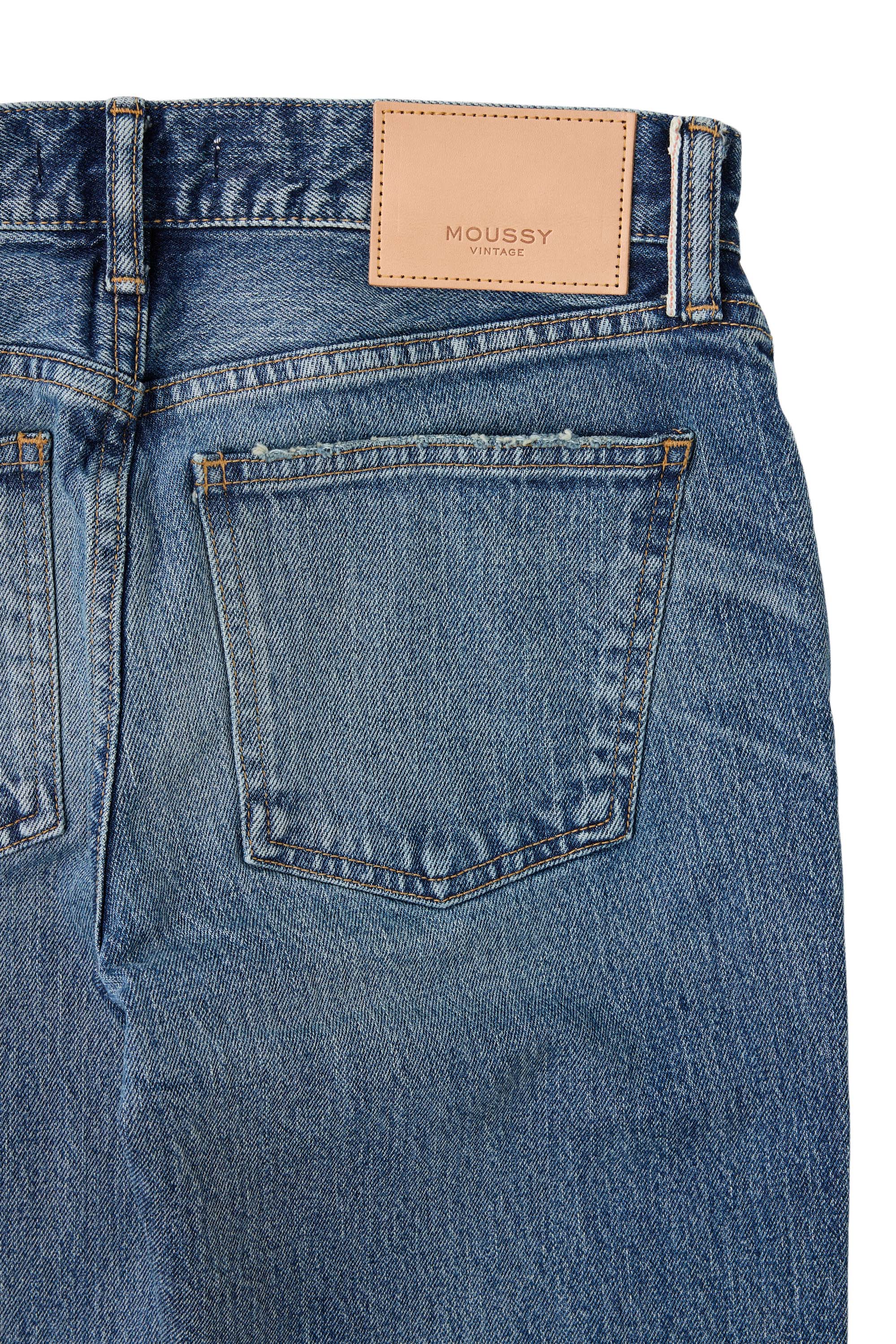 Moussy Denim Sycamore Tapered Jeans in Blue