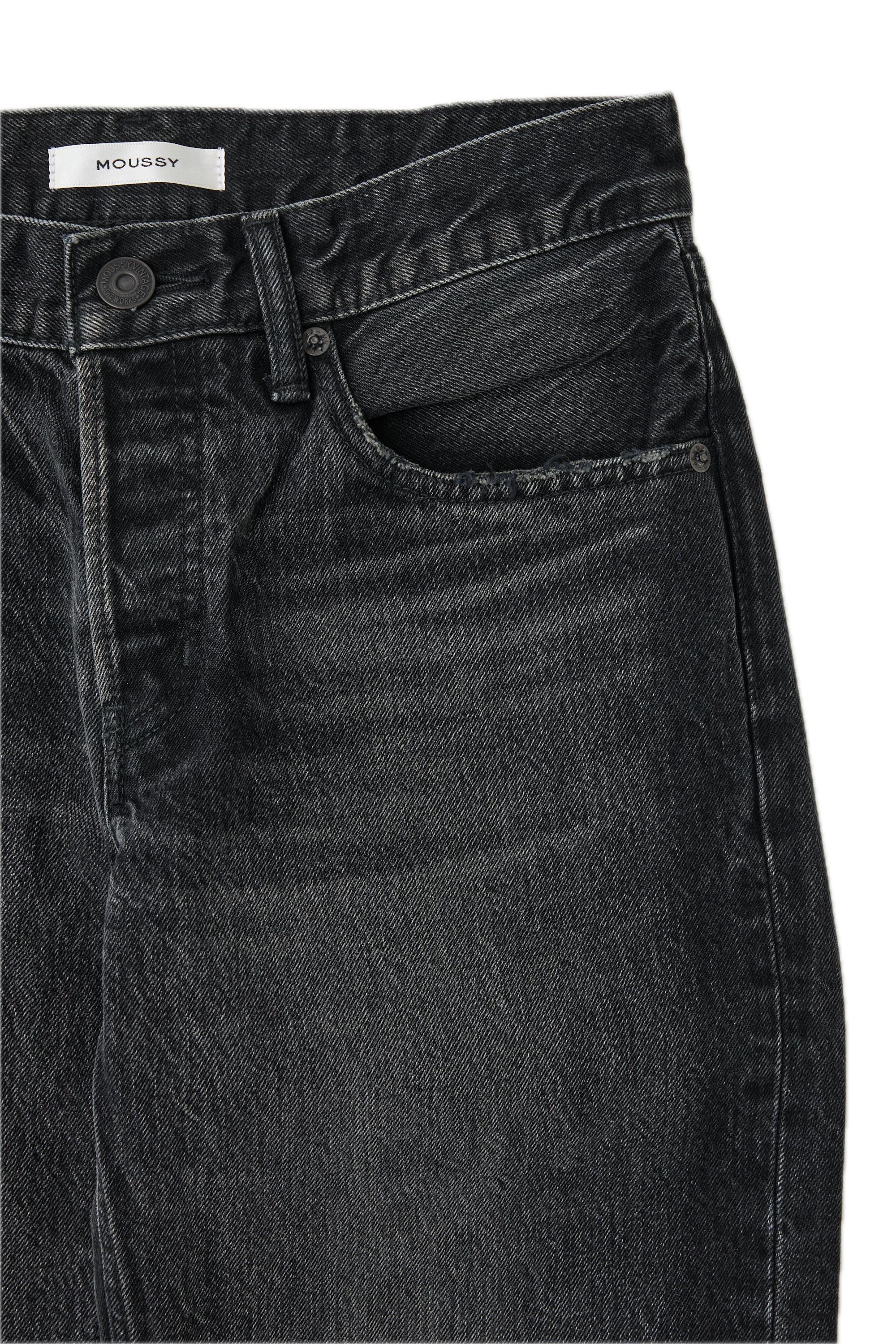 Moussy Denim Glencoe Low Rise in Black