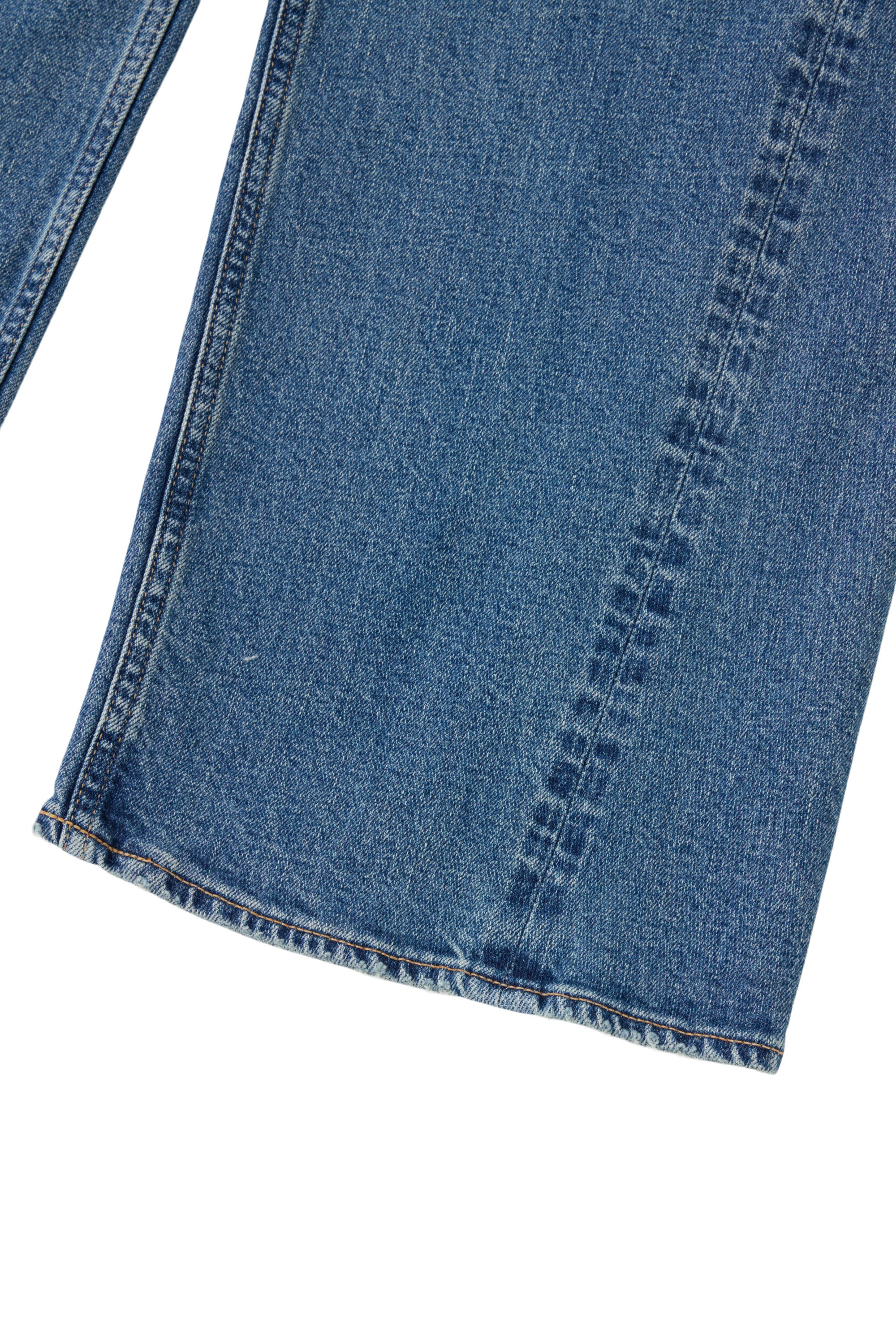 Moussy Denim Salisbury Wide Leg Jeans in Blue