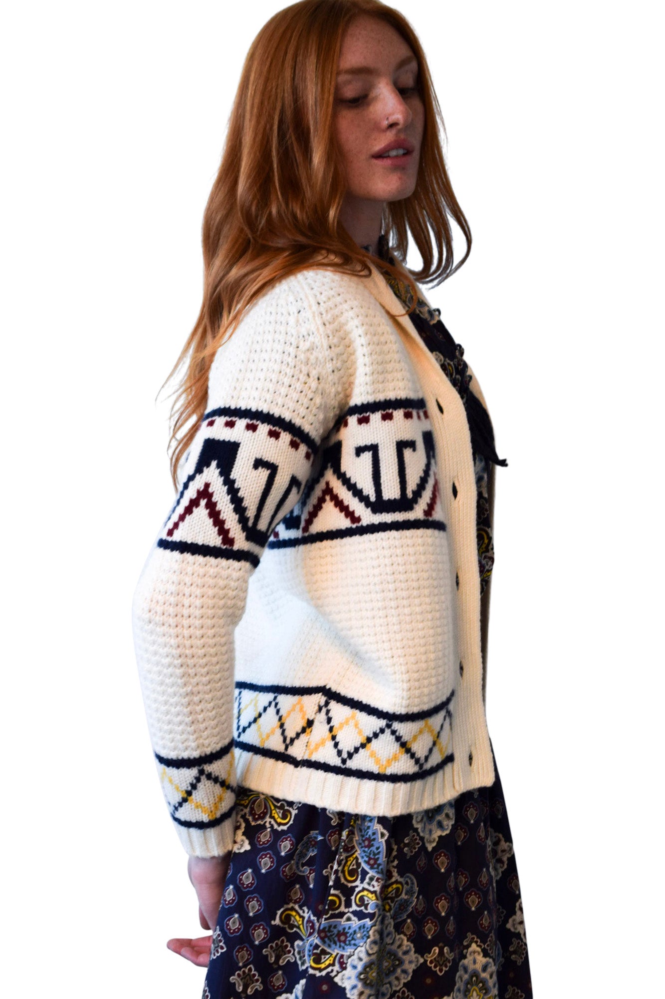 Never A Wallflower Cardigan Sweater in Cowboy