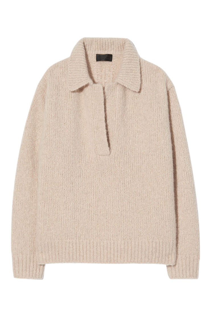 Nili Lotan Callen Sweater in Beige Melange