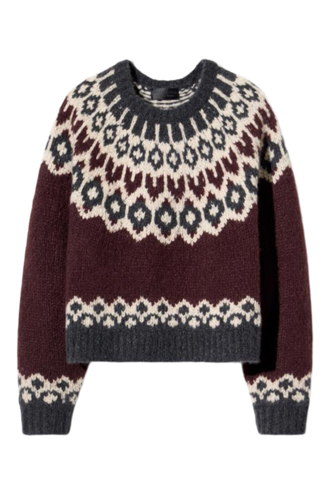 Nili Lotan Isaline Fair Isle Sweater