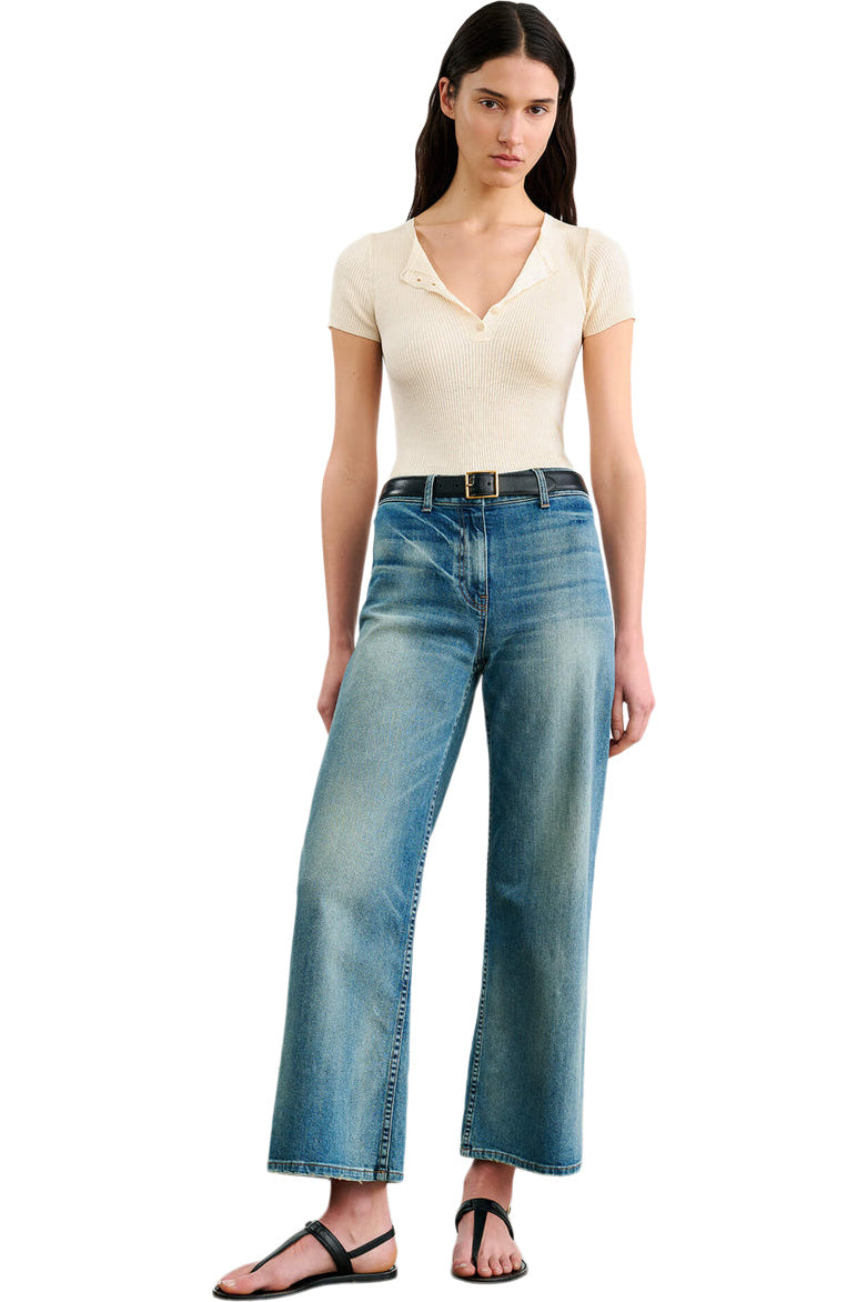 Nili Lotan Megan Jeans in Summer Wash
