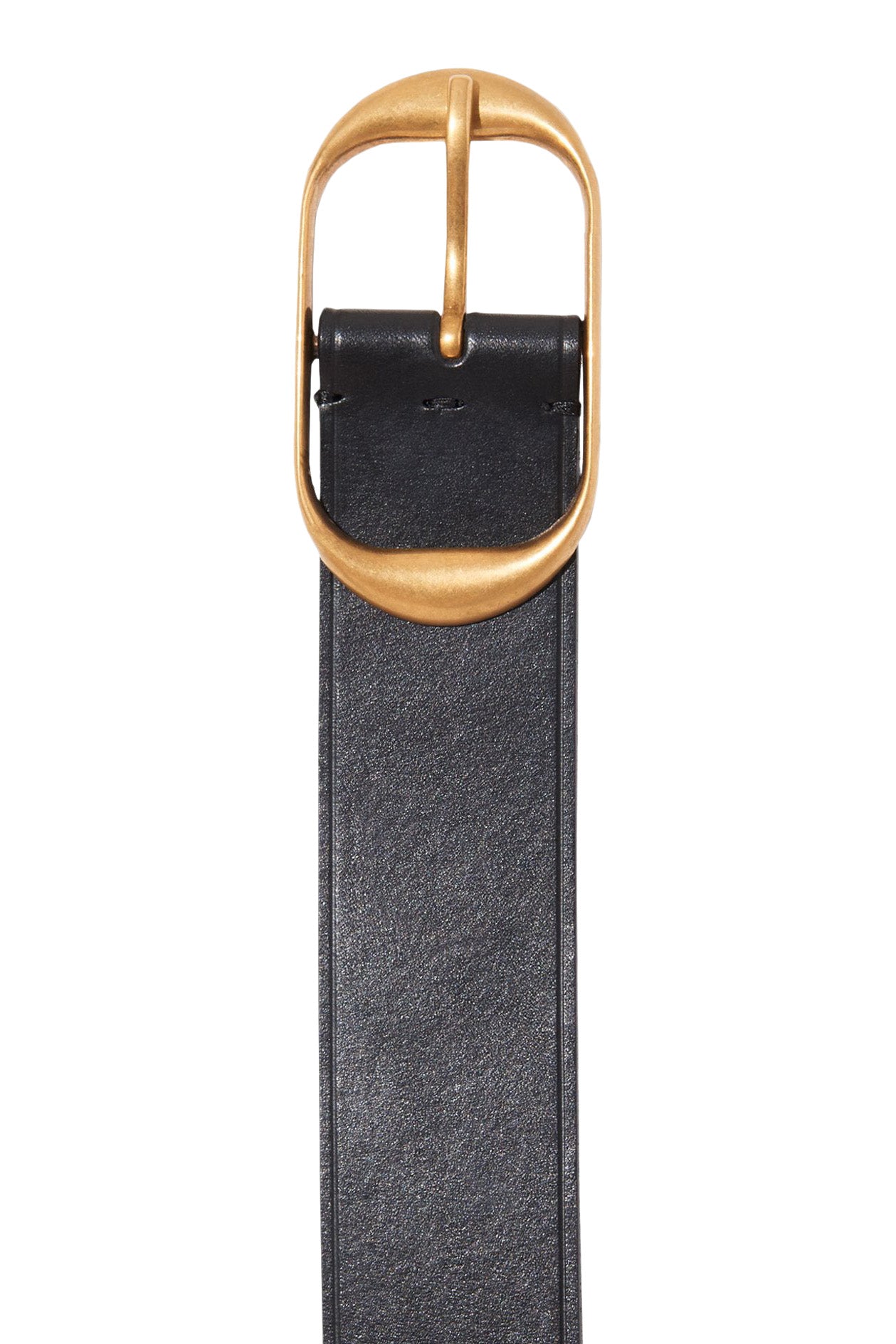 Nili Lotan Nili's Belt in Black with Antique  Brass