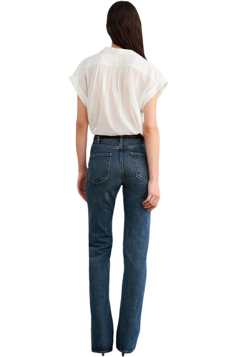 Nili Lotan Normandy Blouse in Ivory
