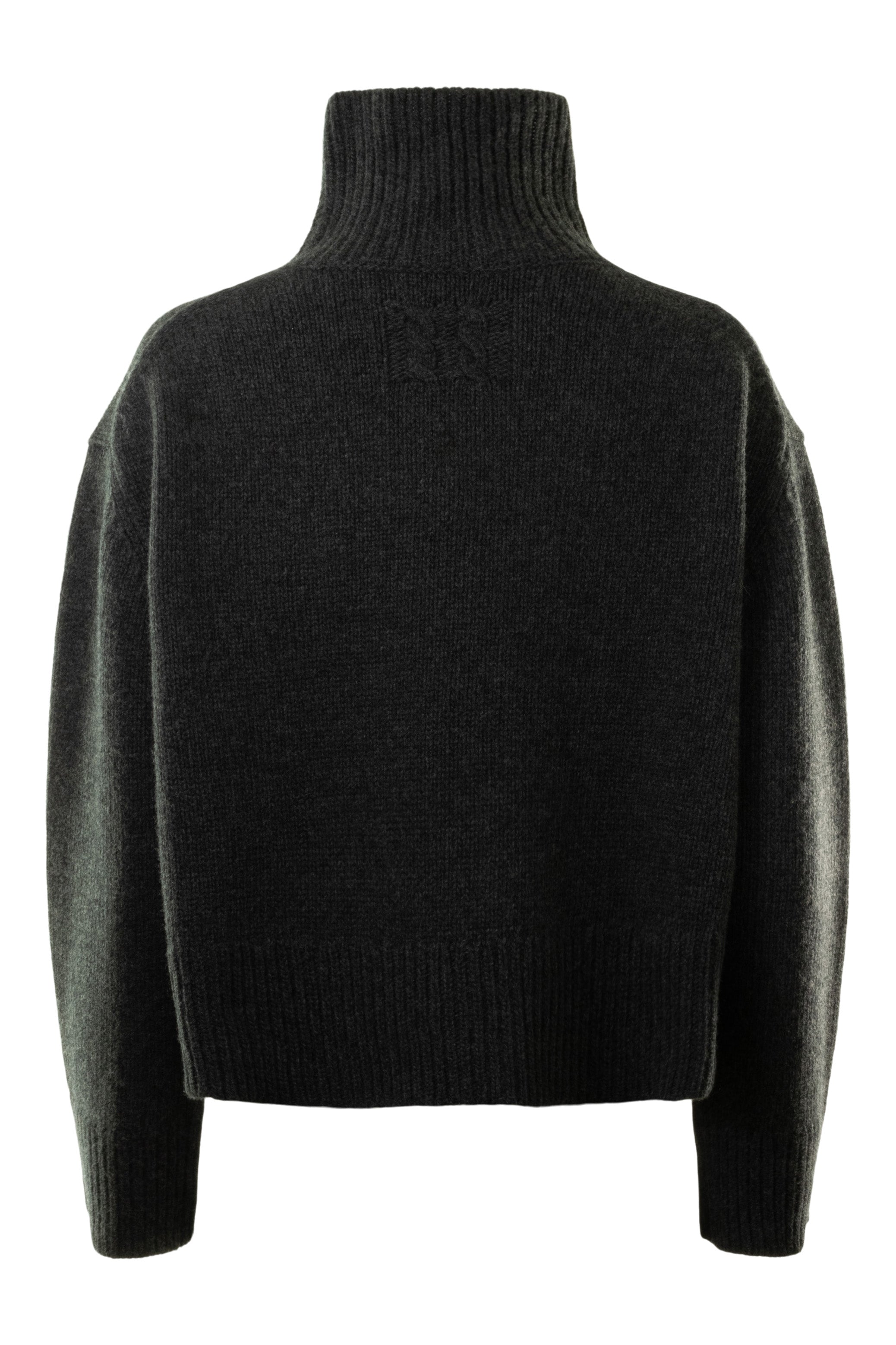 Nili Lotan Omaira Sweater in Dark Charcoal Melange