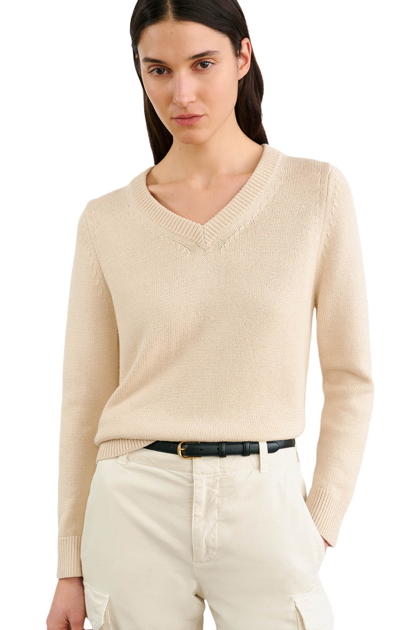 Nili Lotan Priya Sweater in Ecru