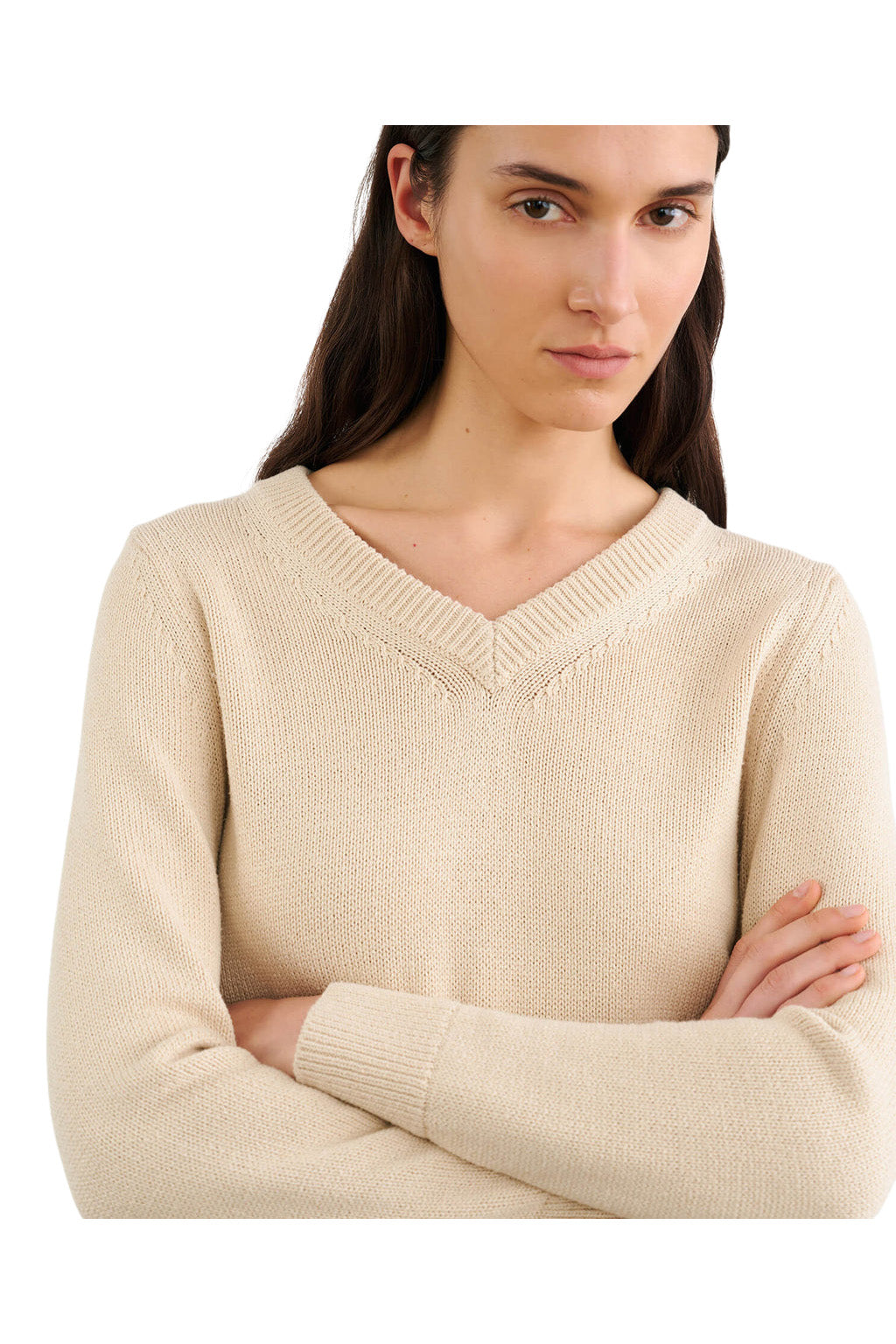 Nili Lotan Priya Sweater in Ecru