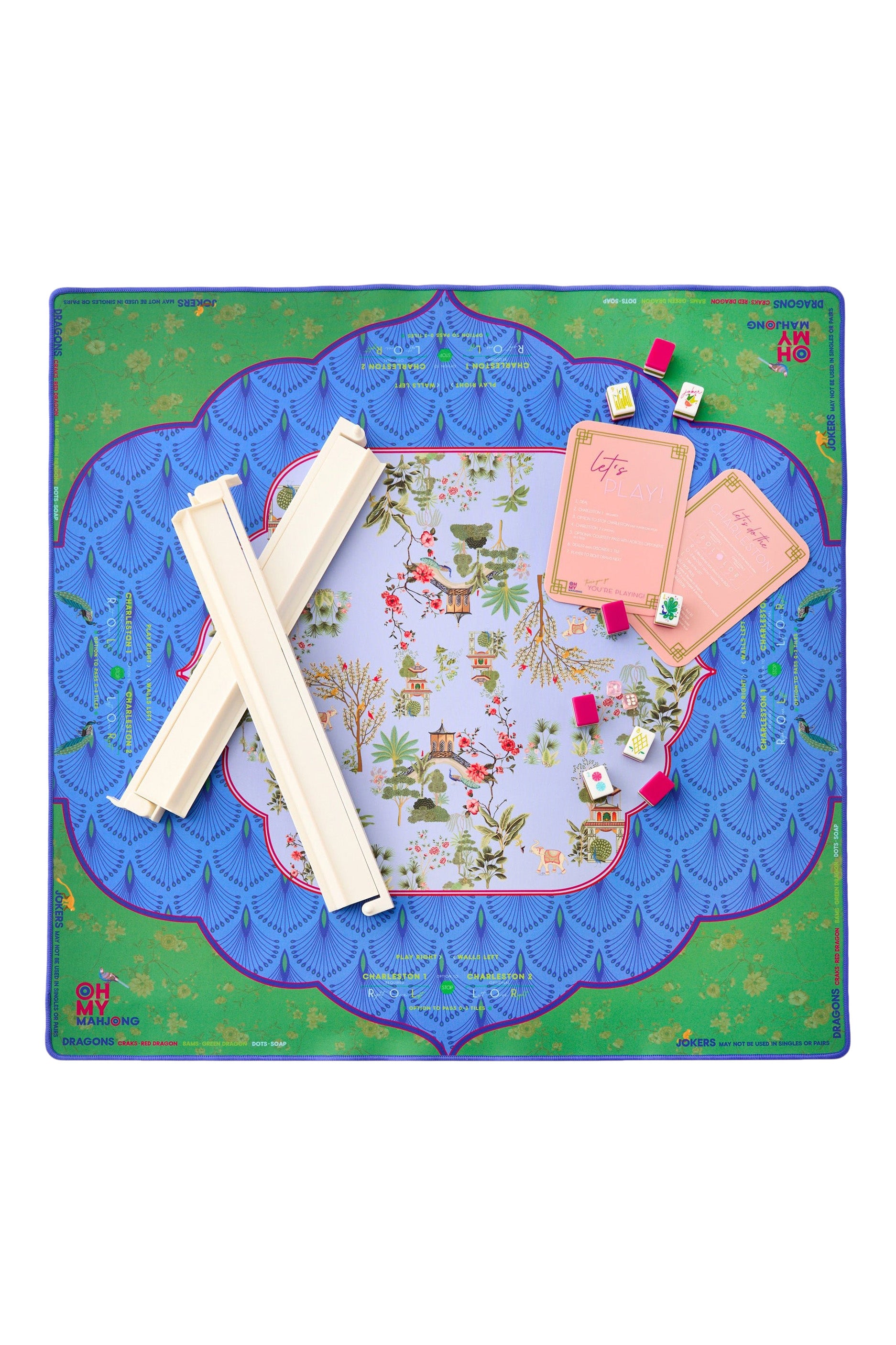 Oh My Mahjong Darjeeling Mahjong Mat in Tube