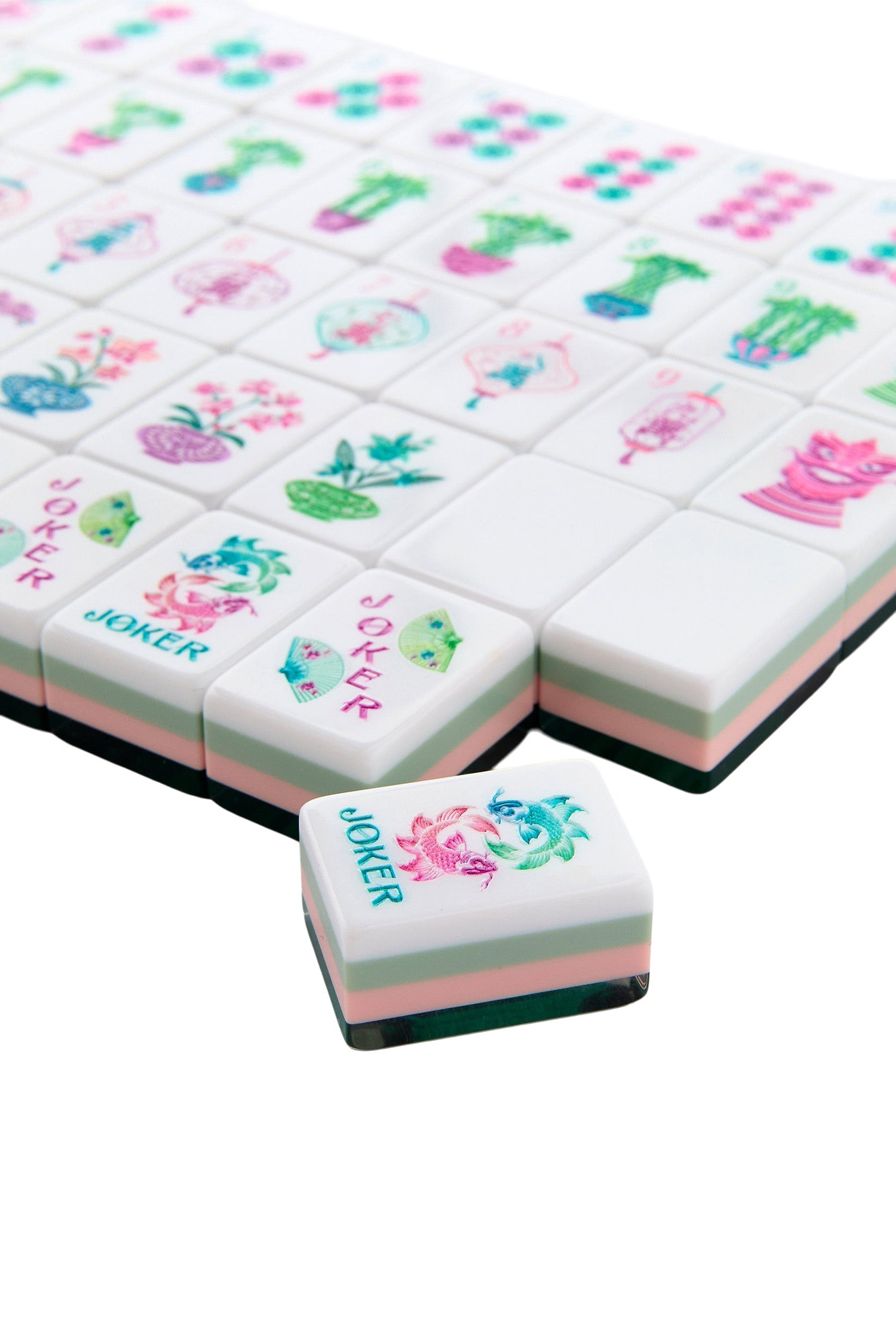 Oh My Mahjong Emerald Mahjong Tile Set