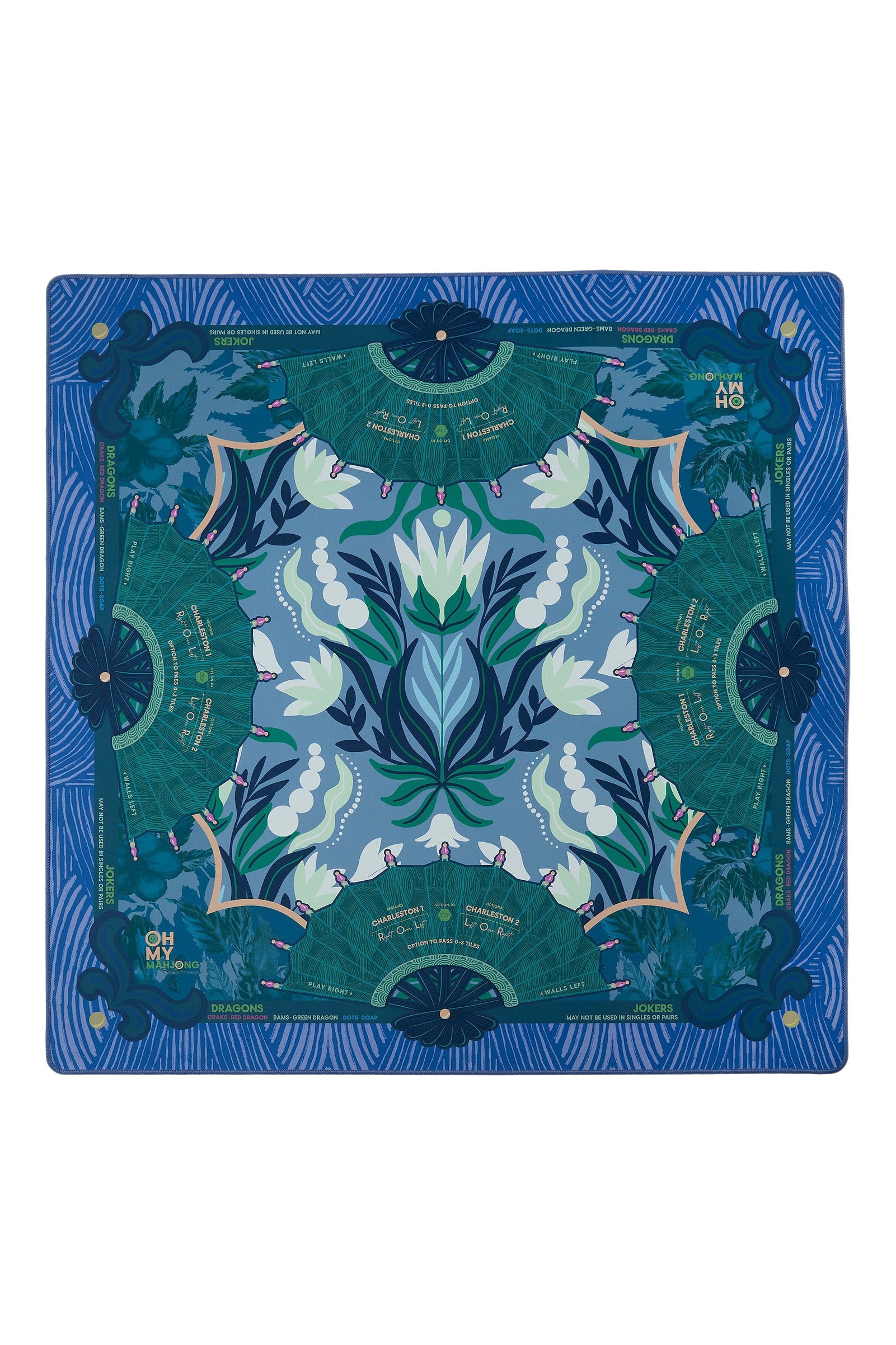 Oh My Mahjong Jade Mahjong Mat in Tube